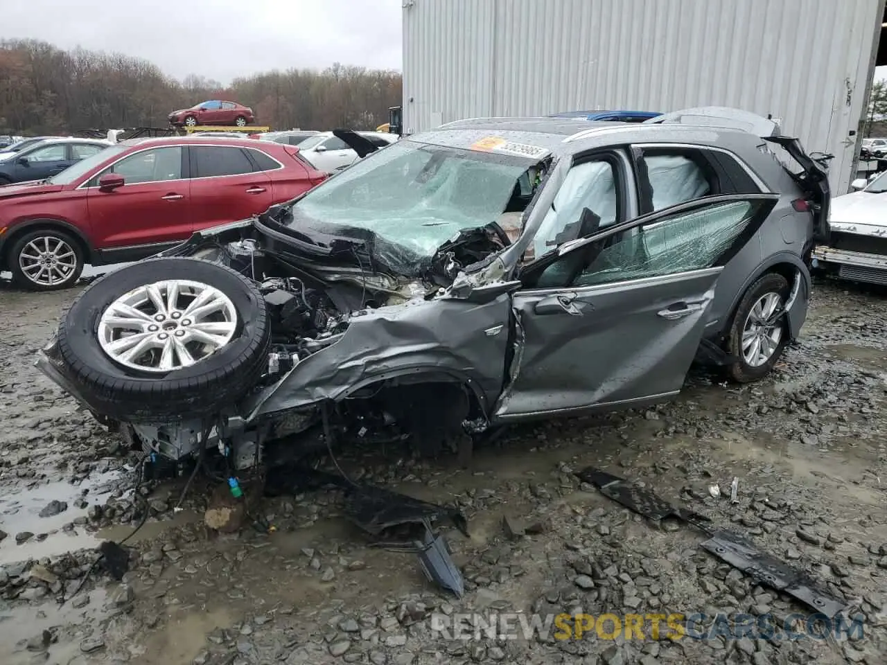 1 Photograph of a damaged car 1GYKNBR45PZ225364 CADILLAC XT5 2023