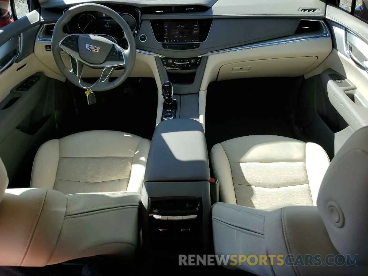 8 Photograph of a damaged car 1GYKNCR43PZ139184 CADILLAC XT5 2023