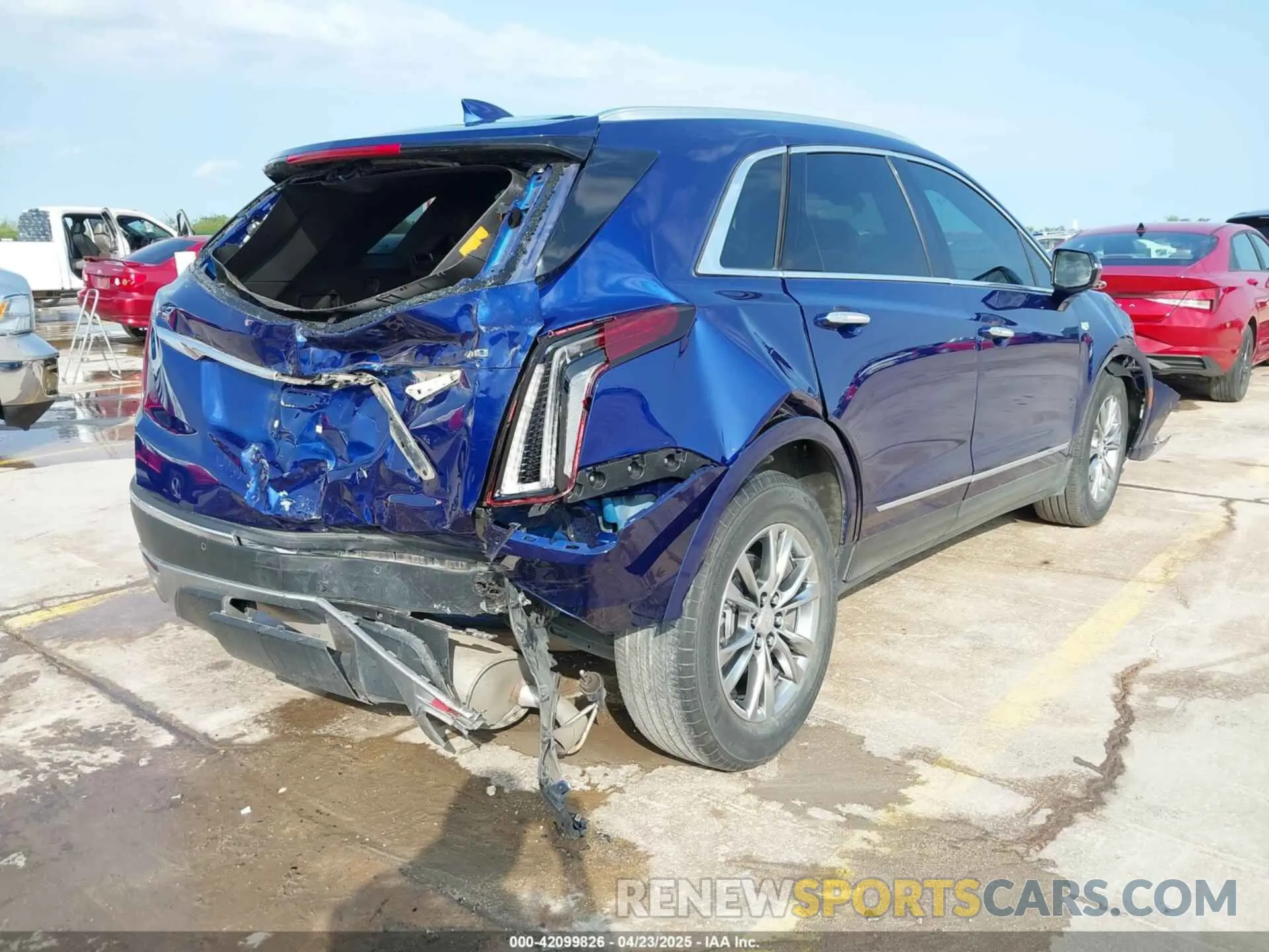 4 Фотография поврежденного автомобиля 1GYKNCRS4PZ151486 CADILLAC XT5 2023
