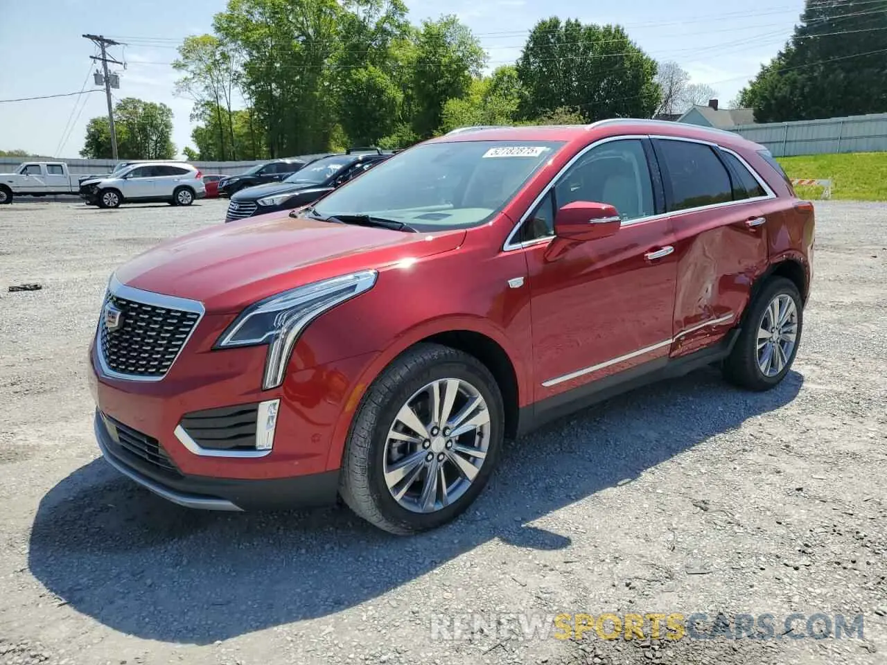 1 Photograph of a damaged car 1GYKNCRS5PZ173626 CADILLAC XT5 2023