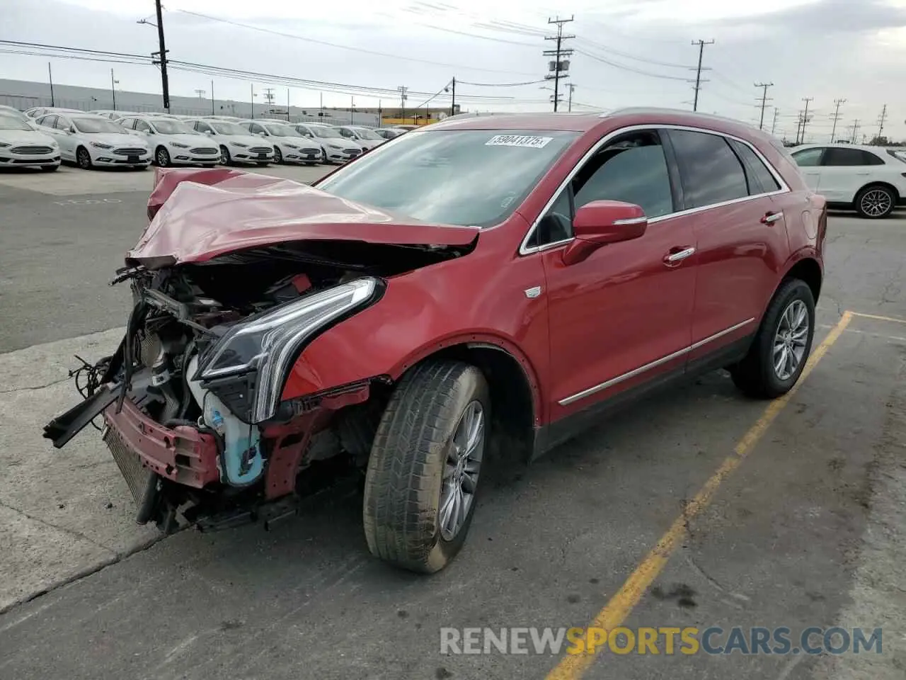 1 Photograph of a damaged car 1GYKNDRS2PZ155834 CADILLAC XT5 2023