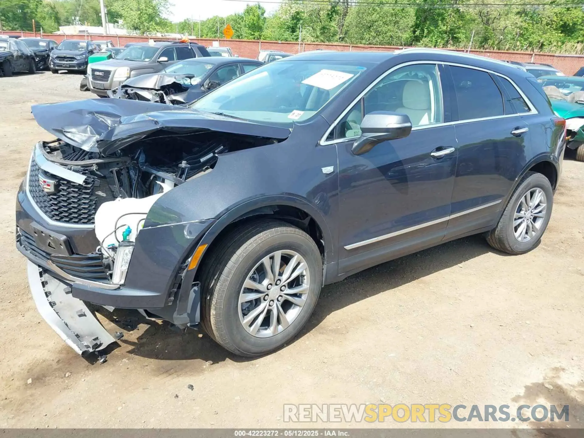 2 Photograph of a damaged car 1GYKNDRS3PZ120963 CADILLAC XT5 2023