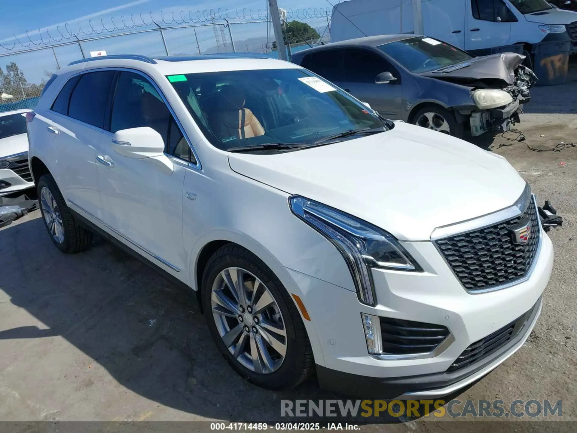 1 Photograph of a damaged car 1GYKNDRS4PZ195431 CADILLAC XT5 2023
