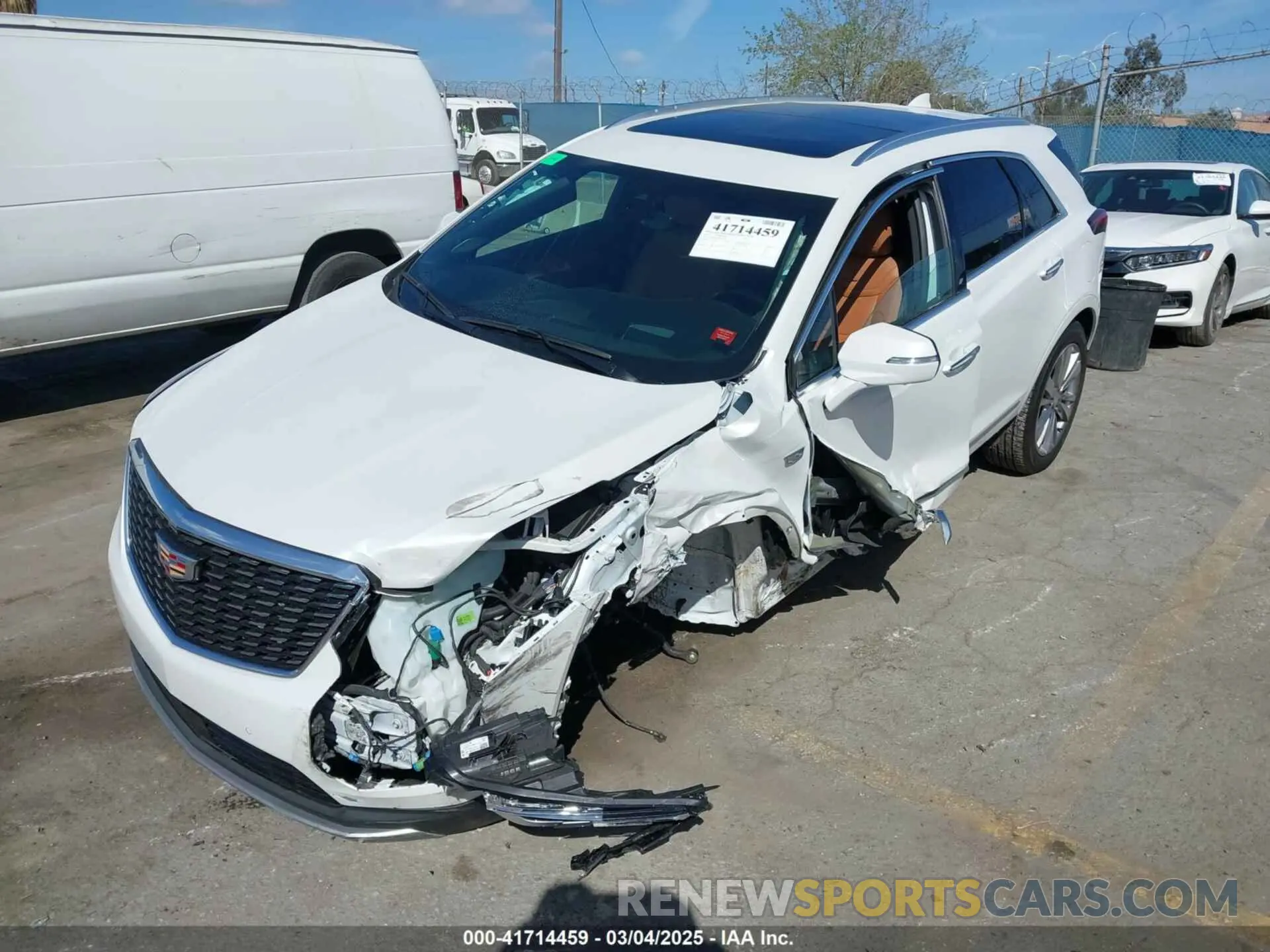 2 Photograph of a damaged car 1GYKNDRS4PZ195431 CADILLAC XT5 2023