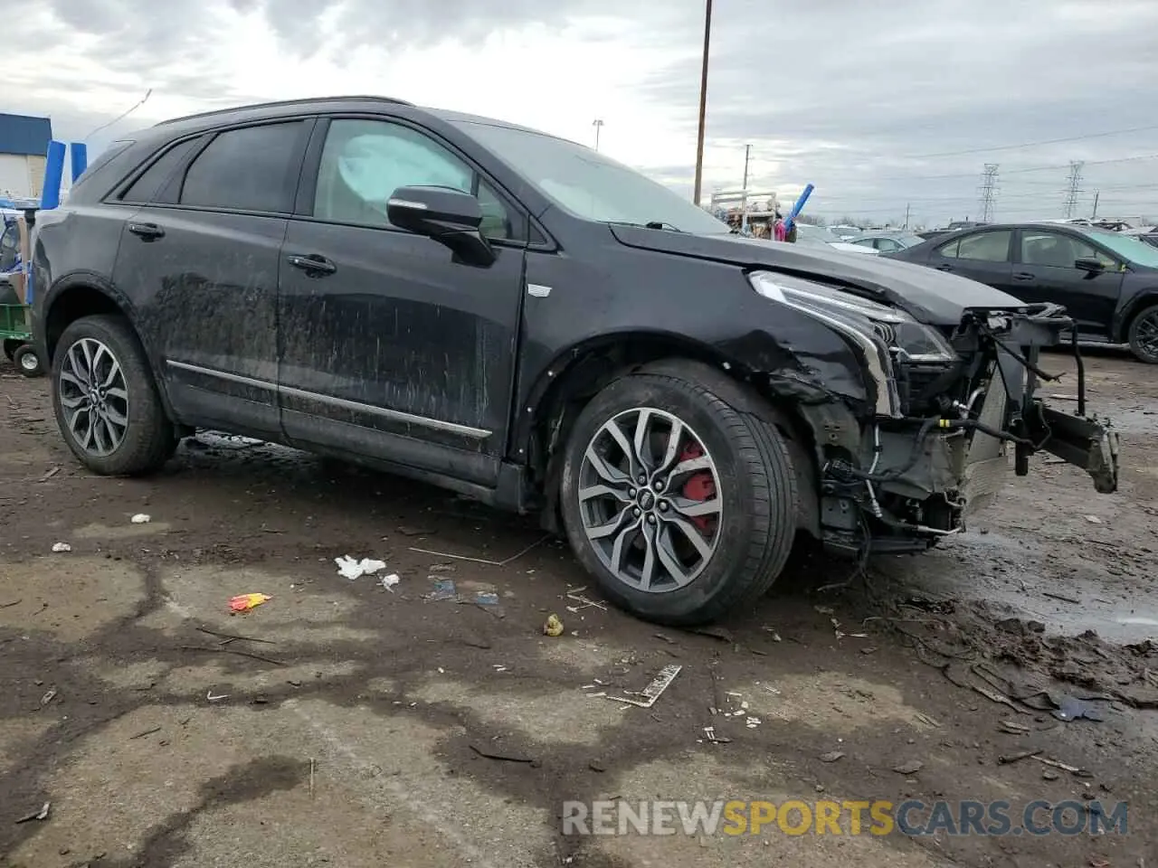 4 Фотография поврежденного автомобиля 1GYKNHRS4PZ232257 CADILLAC XT5 2023