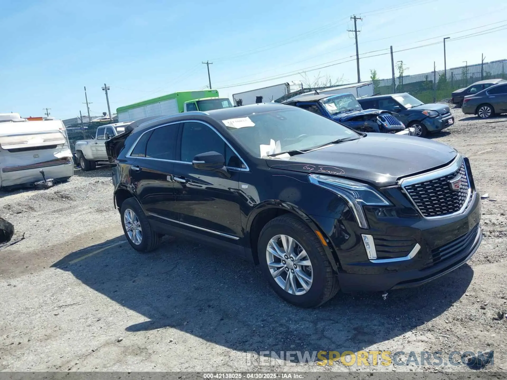 1 Photograph of a damaged car 1GYKNAR43RZ725293 CADILLAC XT5 2024