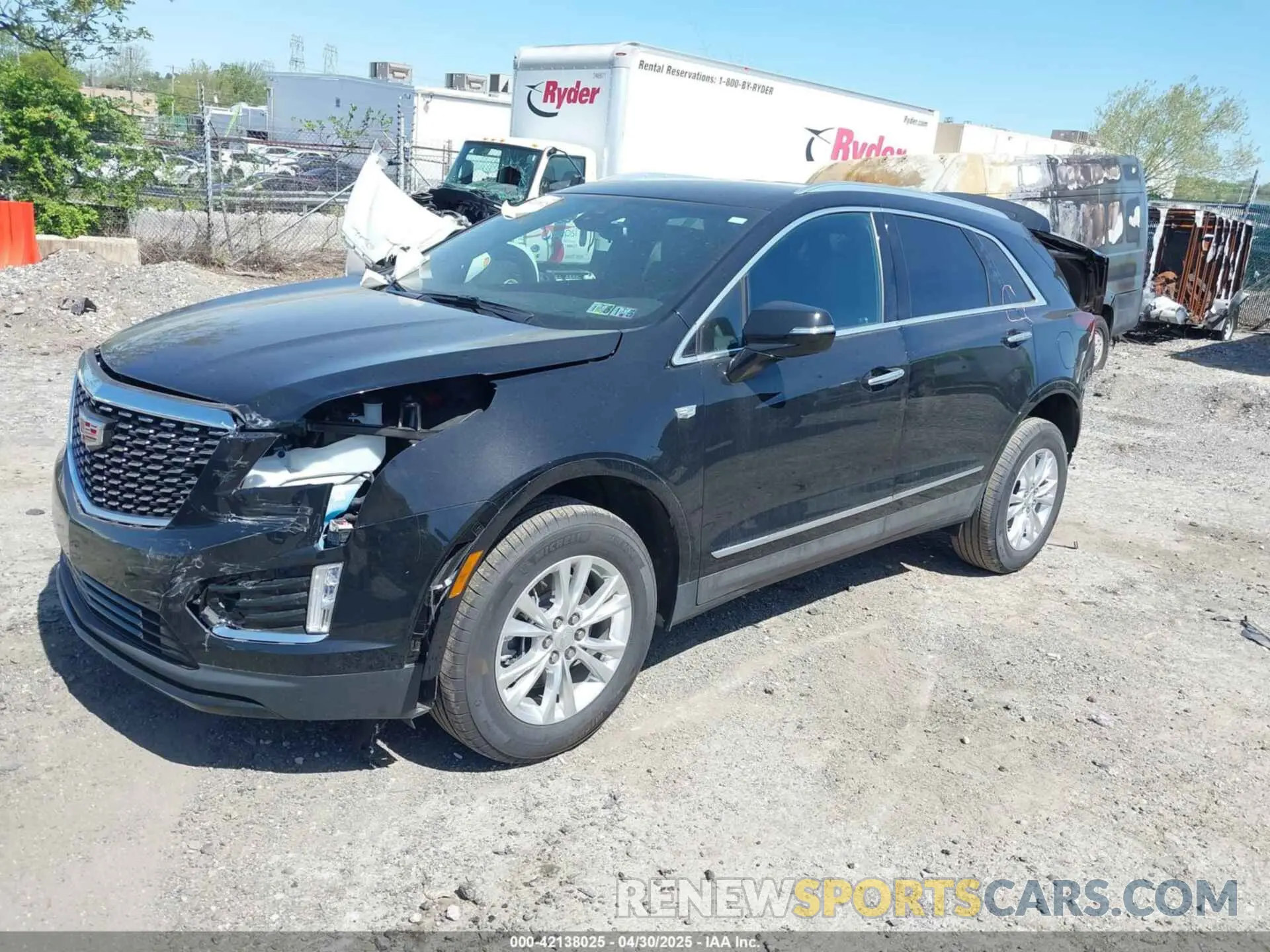 2 Photograph of a damaged car 1GYKNAR43RZ725293 CADILLAC XT5 2024