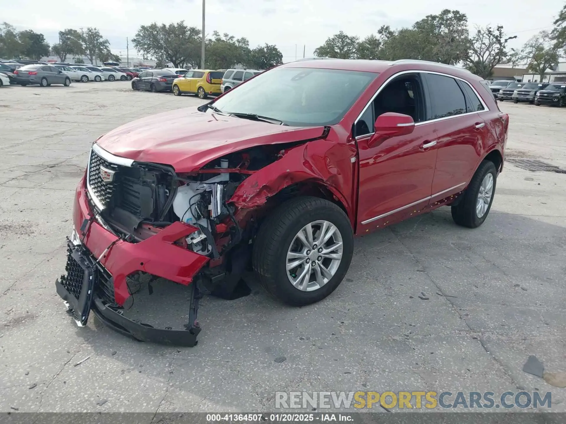 2 Фотография поврежденного автомобиля 1GYKNAR48RZ716976 CADILLAC XT5 2024