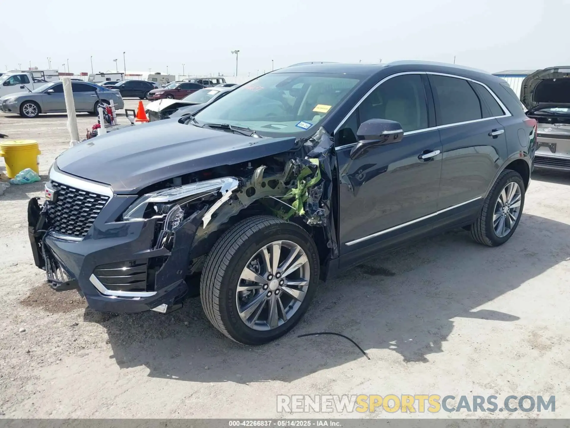 2 Photograph of a damaged car 1GYKNCR41RZ738779 CADILLAC XT5 2024