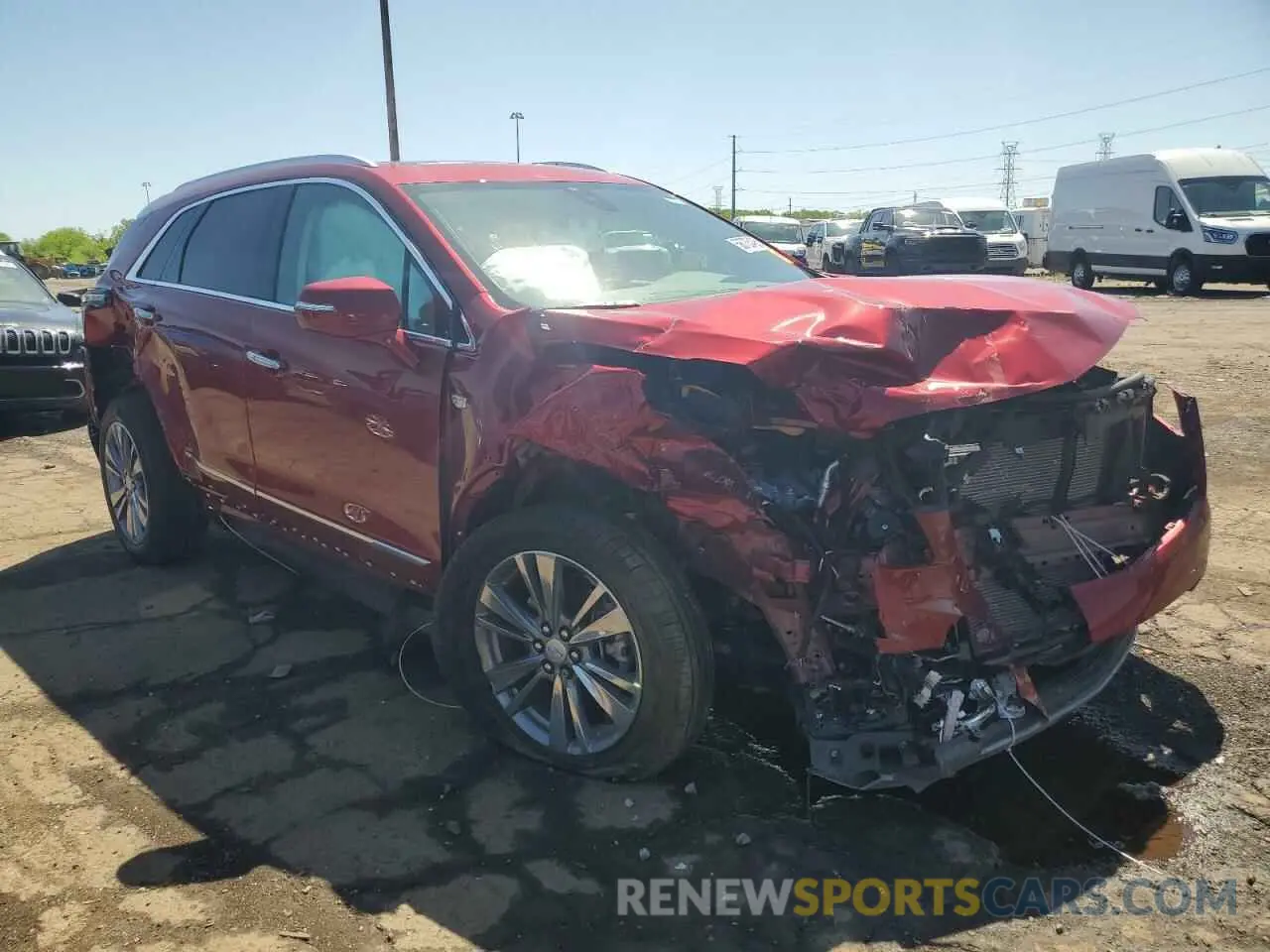 4 Фотография поврежденного автомобиля 1GYKNDRS6SZ113580 CADILLAC XT5 2025