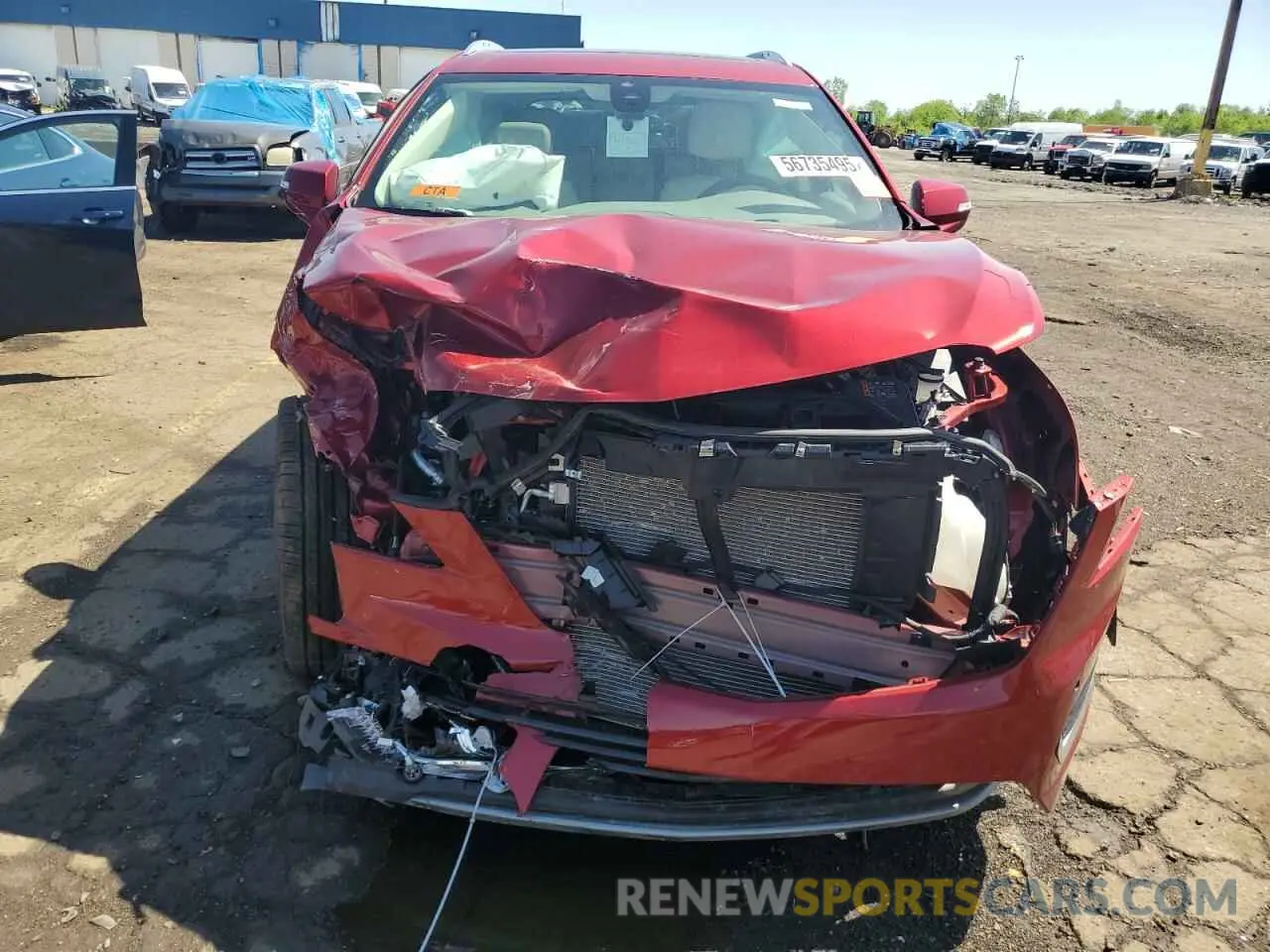 5 Фотография поврежденного автомобиля 1GYKNDRS6SZ113580 CADILLAC XT5 2025