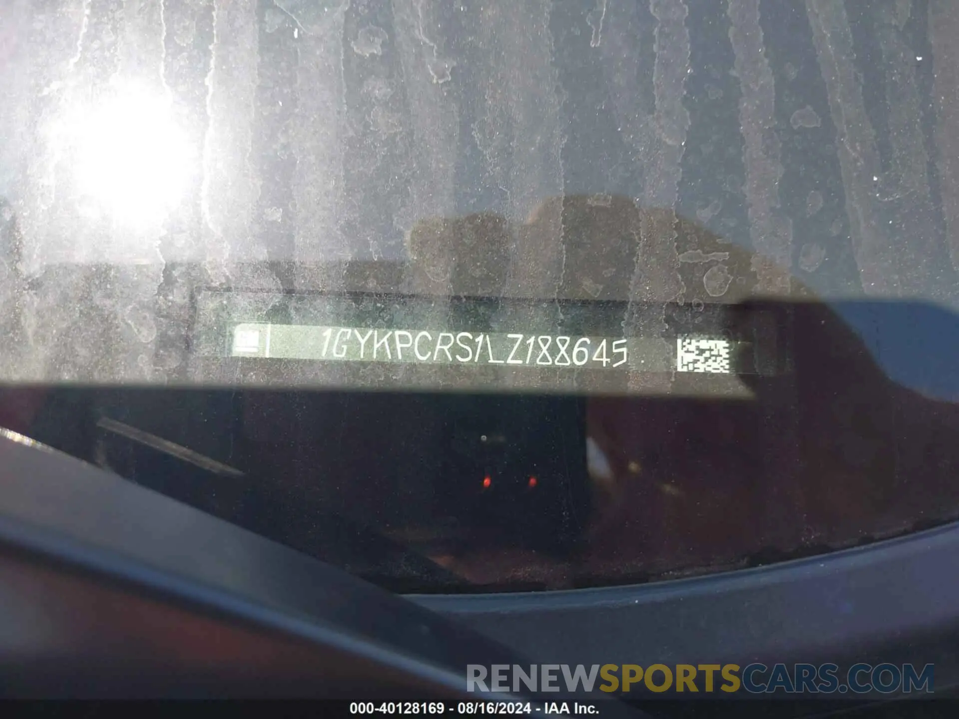 9 Photograph of a damaged car 1GYKPCRS1LZ188645 CADILLAC XT6 2020