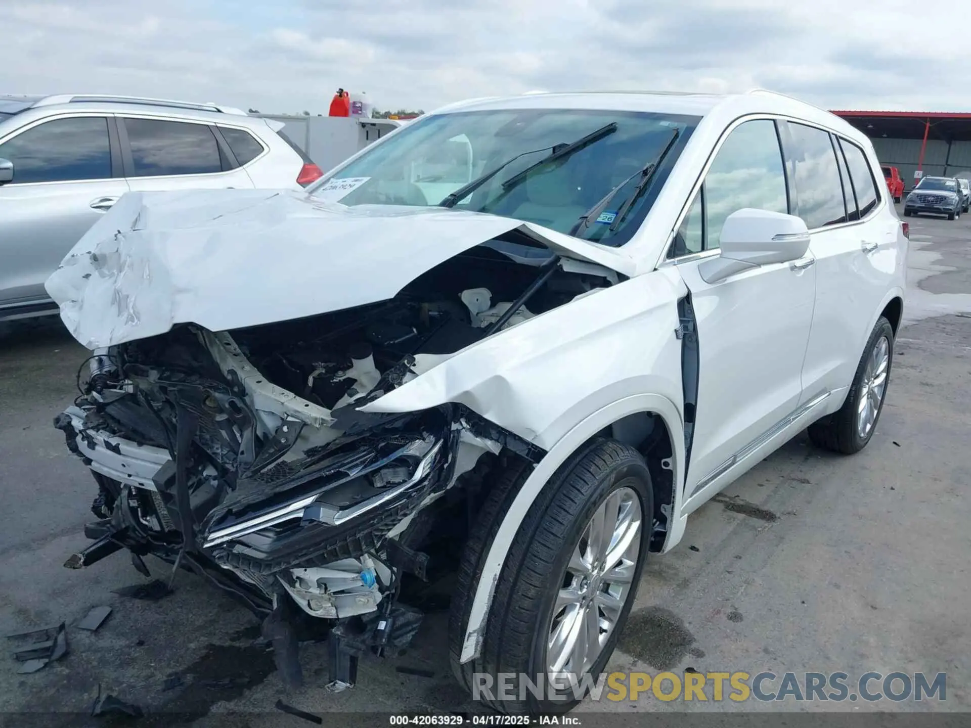 2 Photograph of a damaged car 1GYKPCRS9LZ115507 CADILLAC XT6 2020