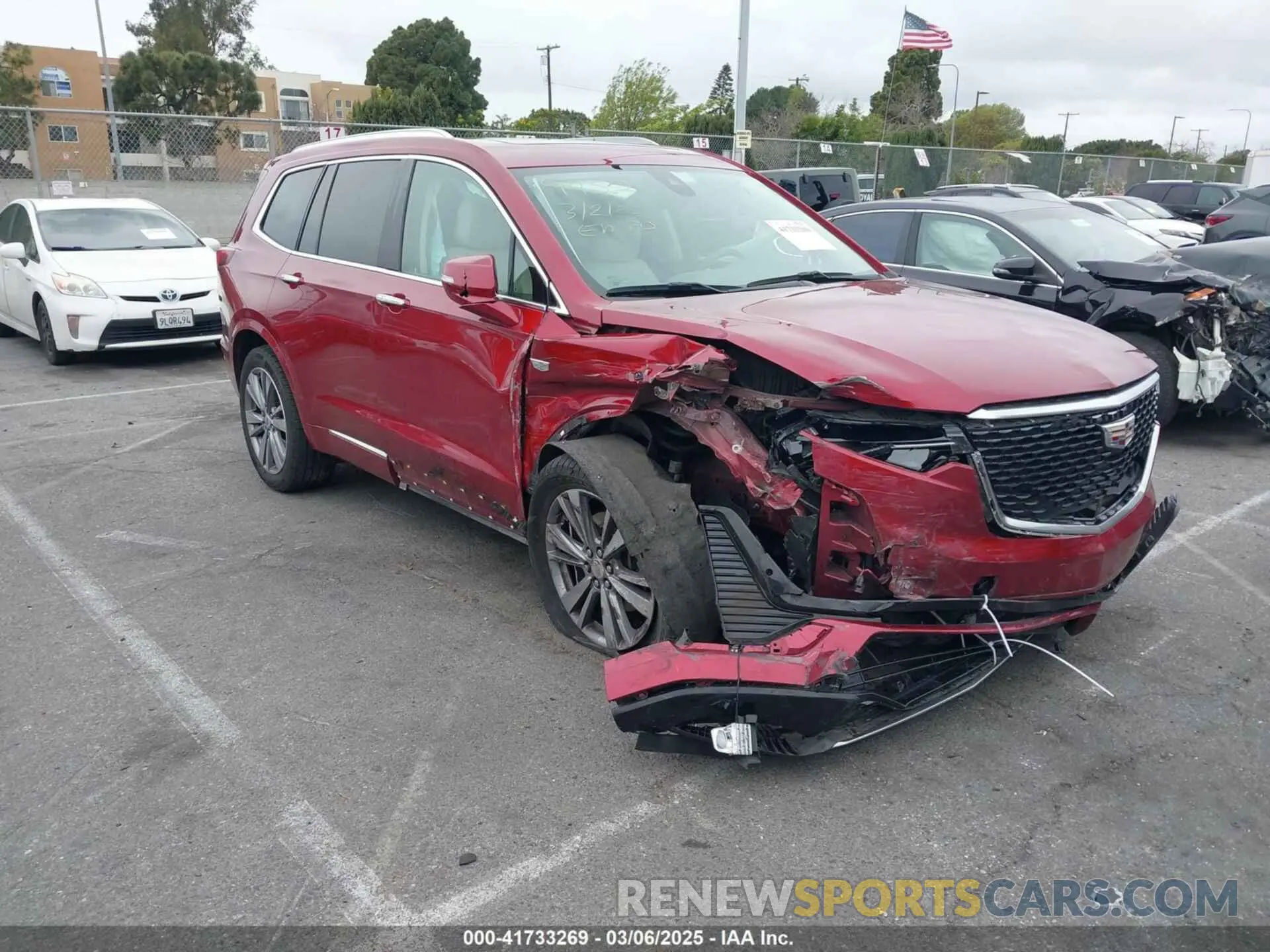 1 Фотография поврежденного автомобиля 1GYKPCRSXLZ133207 CADILLAC XT6 2020