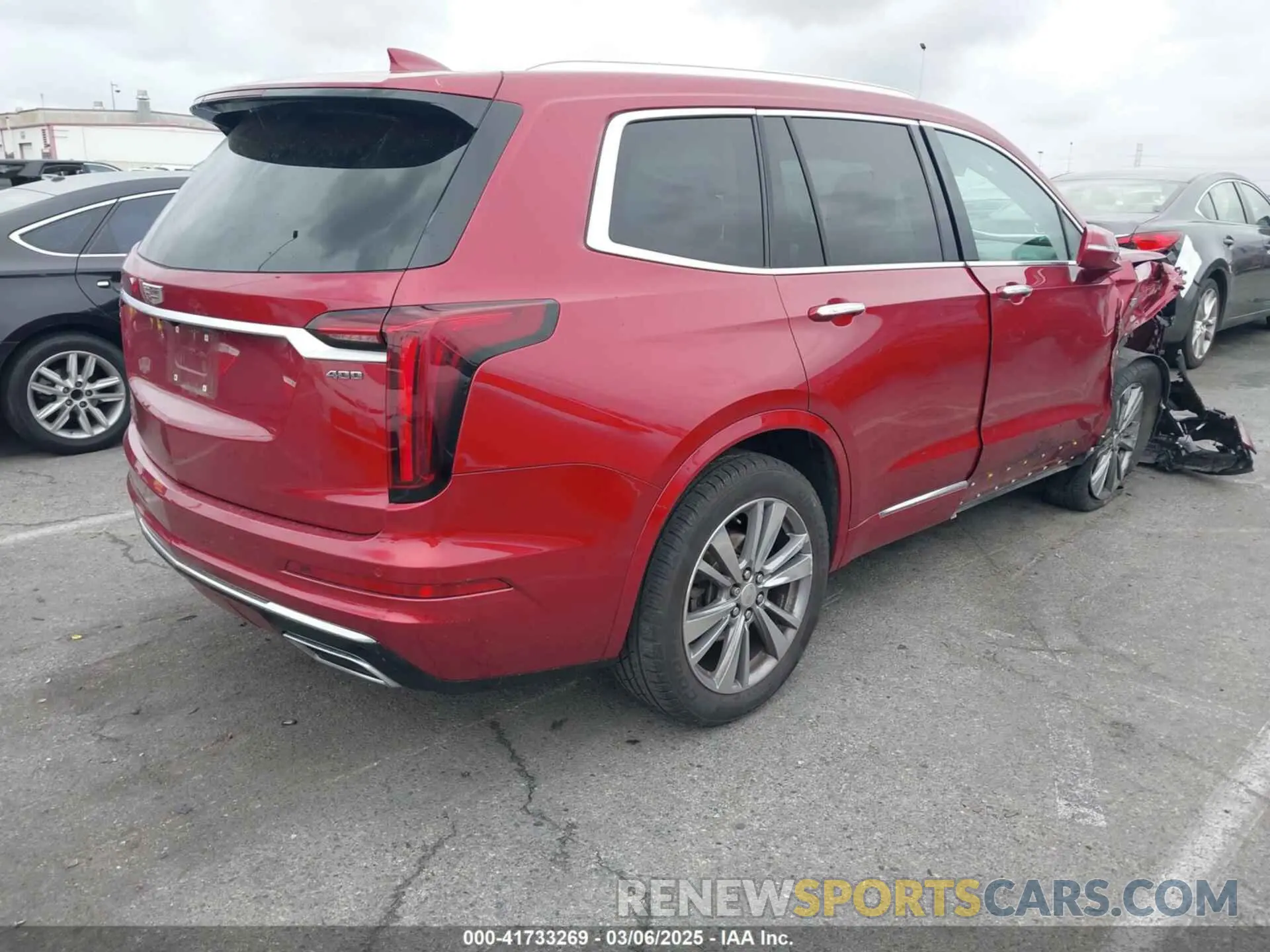 4 Фотография поврежденного автомобиля 1GYKPCRSXLZ133207 CADILLAC XT6 2020
