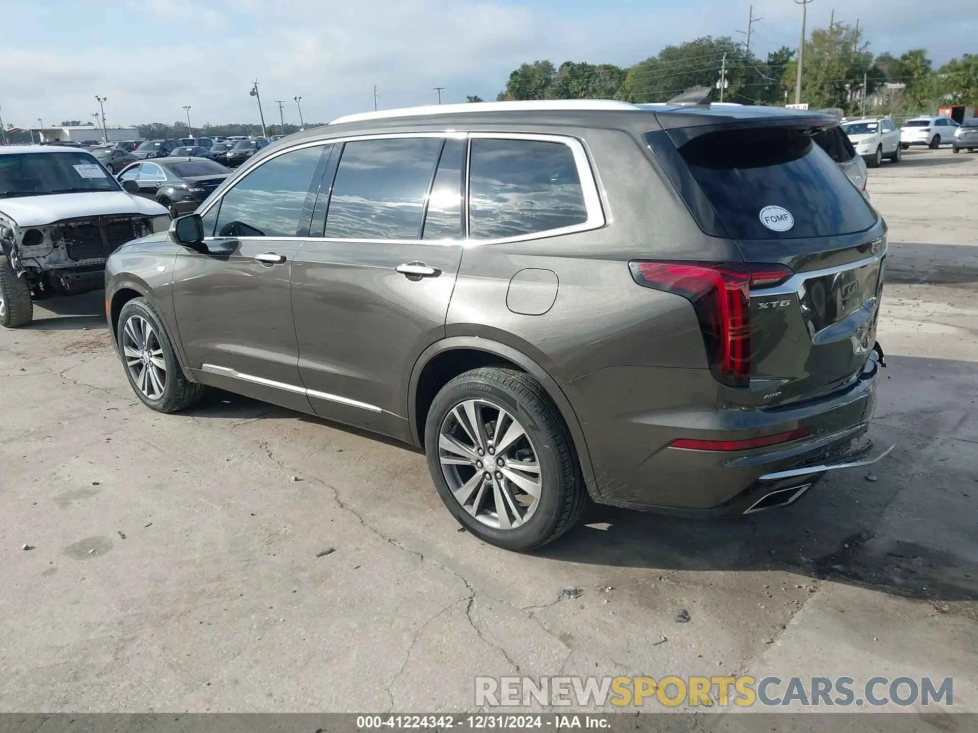 3 Фотография поврежденного автомобиля 1GYKPDRS2LZ205541 CADILLAC XT6 2020