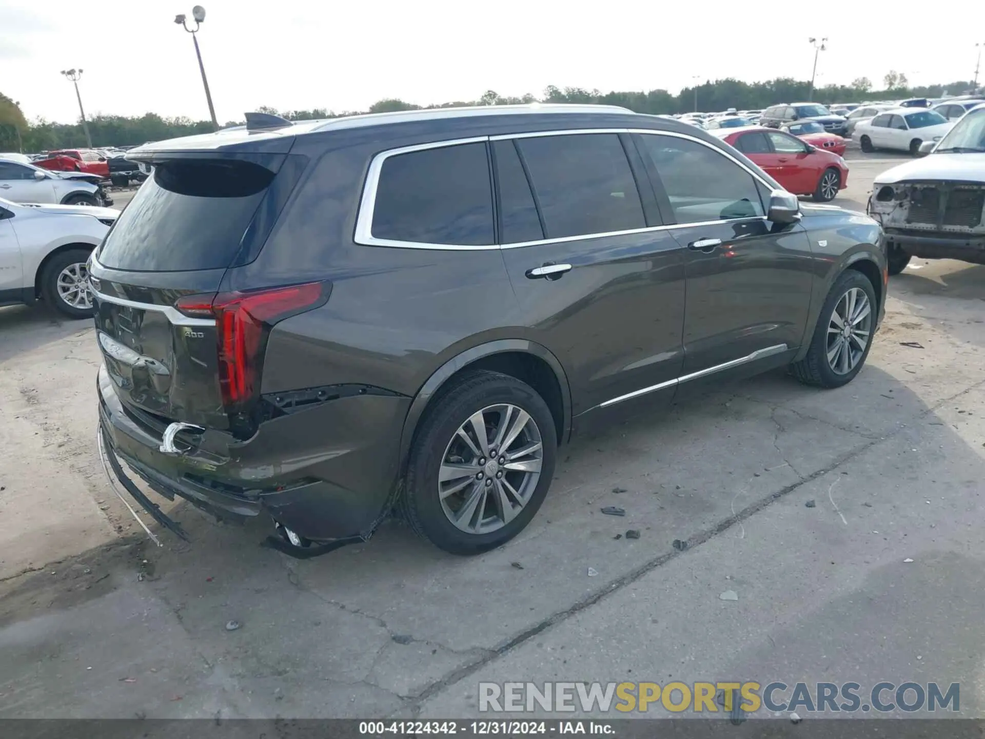 4 Фотография поврежденного автомобиля 1GYKPDRS2LZ205541 CADILLAC XT6 2020
