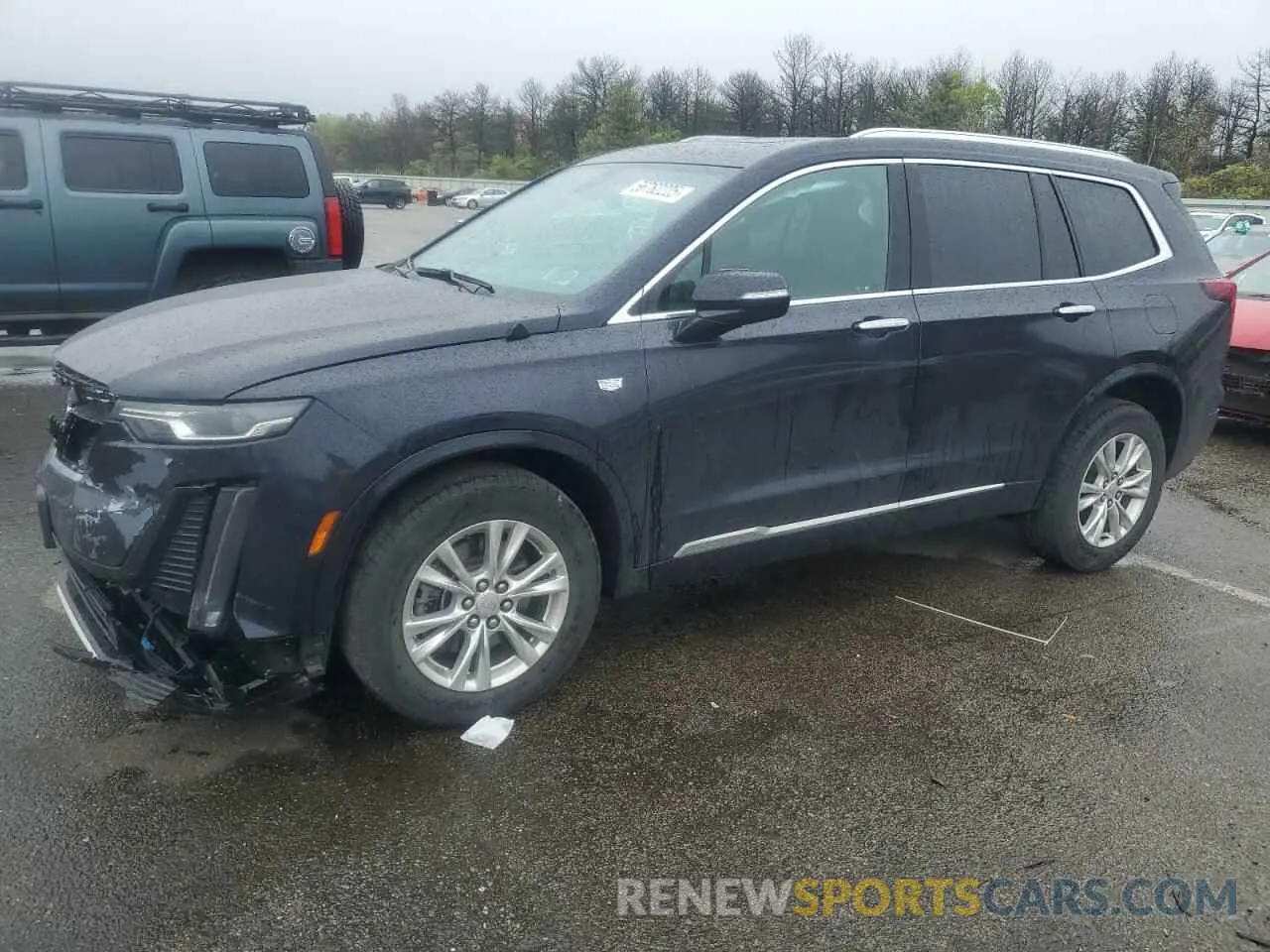 1 Фотография поврежденного автомобиля 1GYKPBR4XMZ215970 CADILLAC XT6 2021