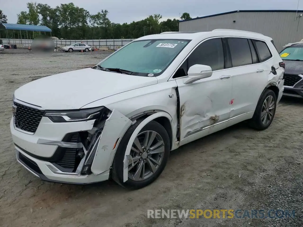 1 Photograph of a damaged car 1GYKPCRS8MZ185422 CADILLAC XT6 2021