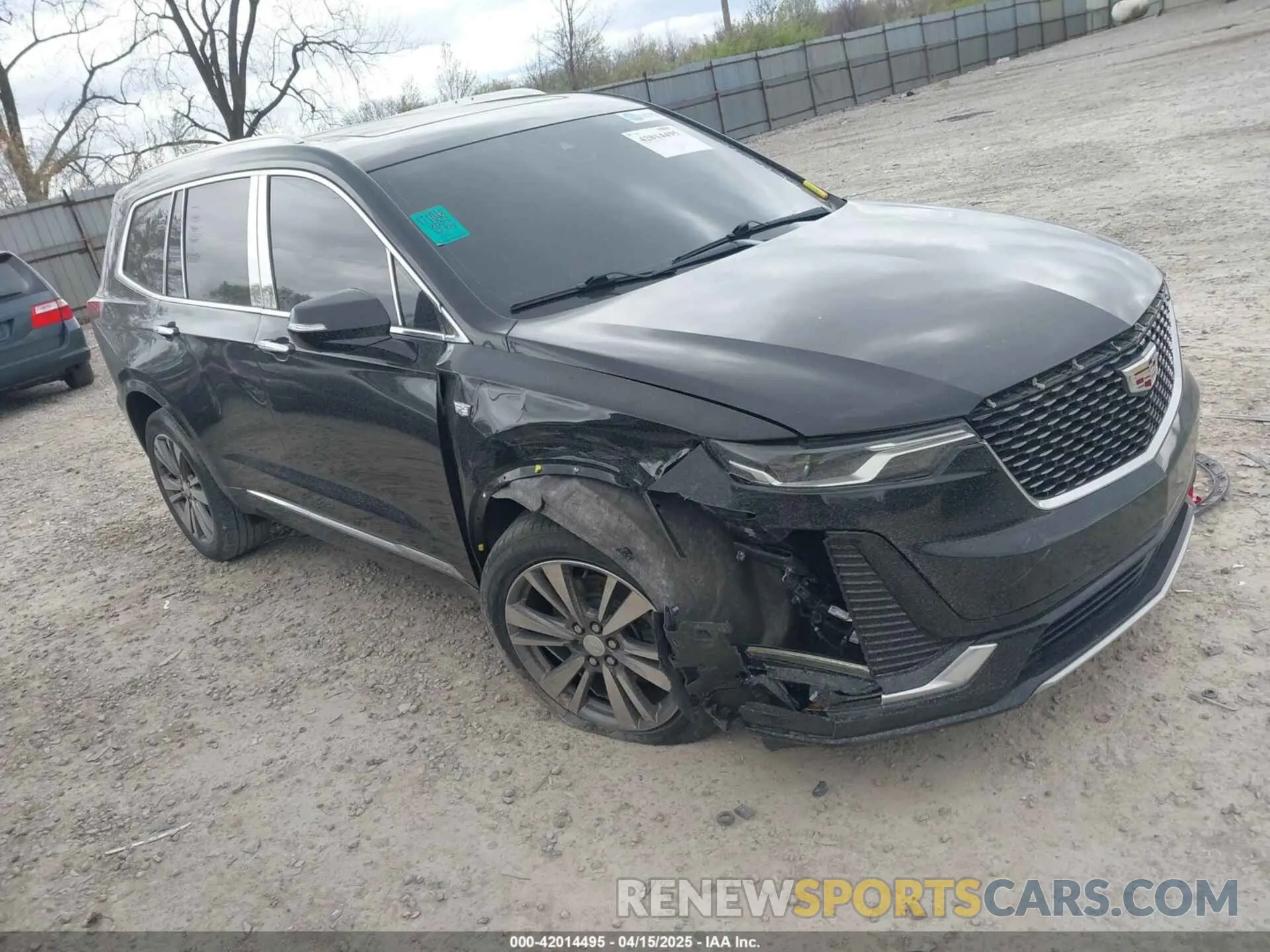 1 Photograph of a damaged car 1GYKPDRS2MZ141406 CADILLAC XT6 2021