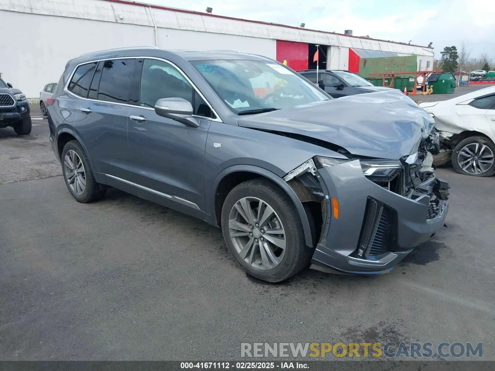 1 Photograph of a damaged car 1GYKPDRS2MZ228111 CADILLAC XT6 2021