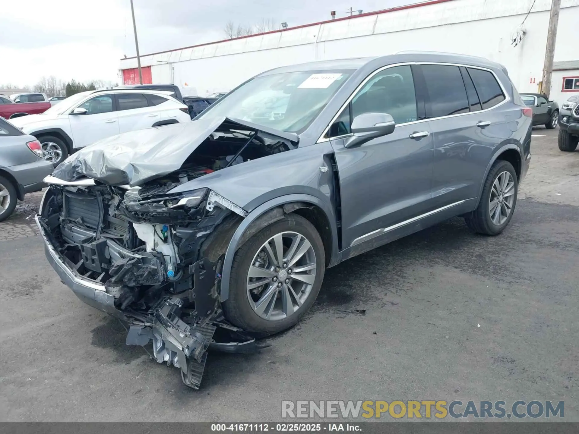2 Photograph of a damaged car 1GYKPDRS2MZ228111 CADILLAC XT6 2021