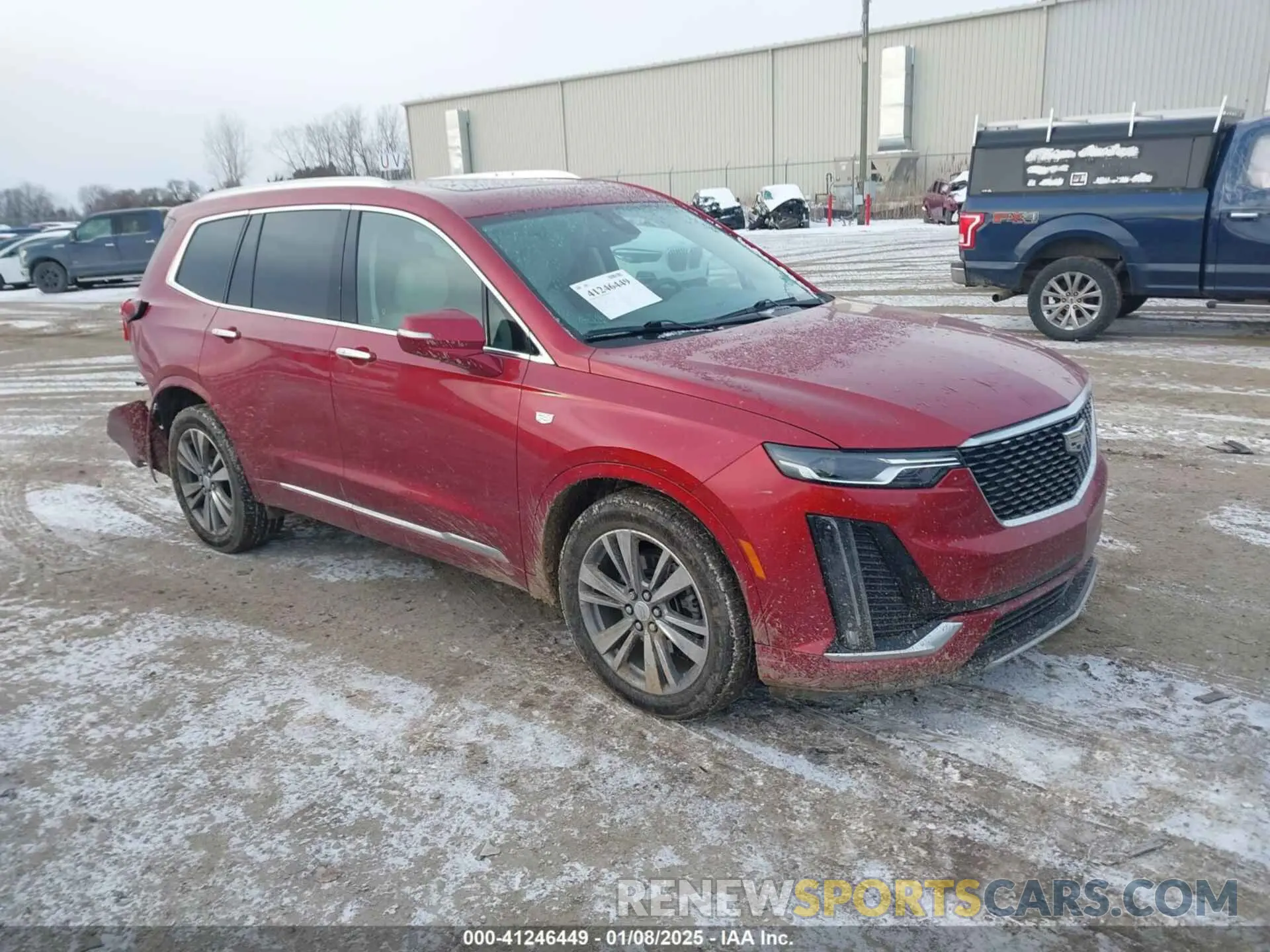 1 Фотография поврежденного автомобиля 1GYKPDRS7MZ224376 CADILLAC XT6 2021