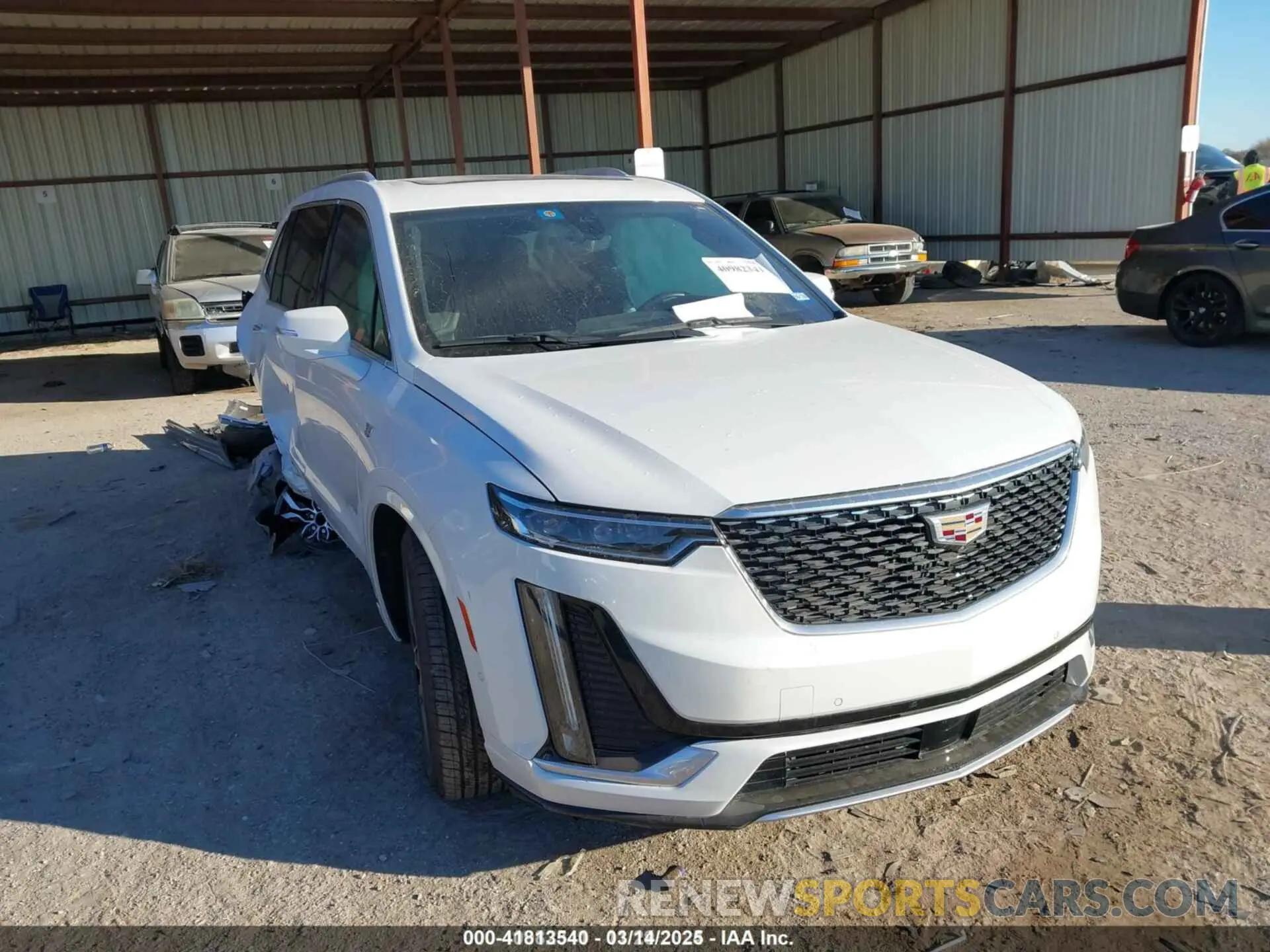 1 Фотография поврежденного автомобиля 1GYKPFRS1MZ145104 CADILLAC XT6 2021