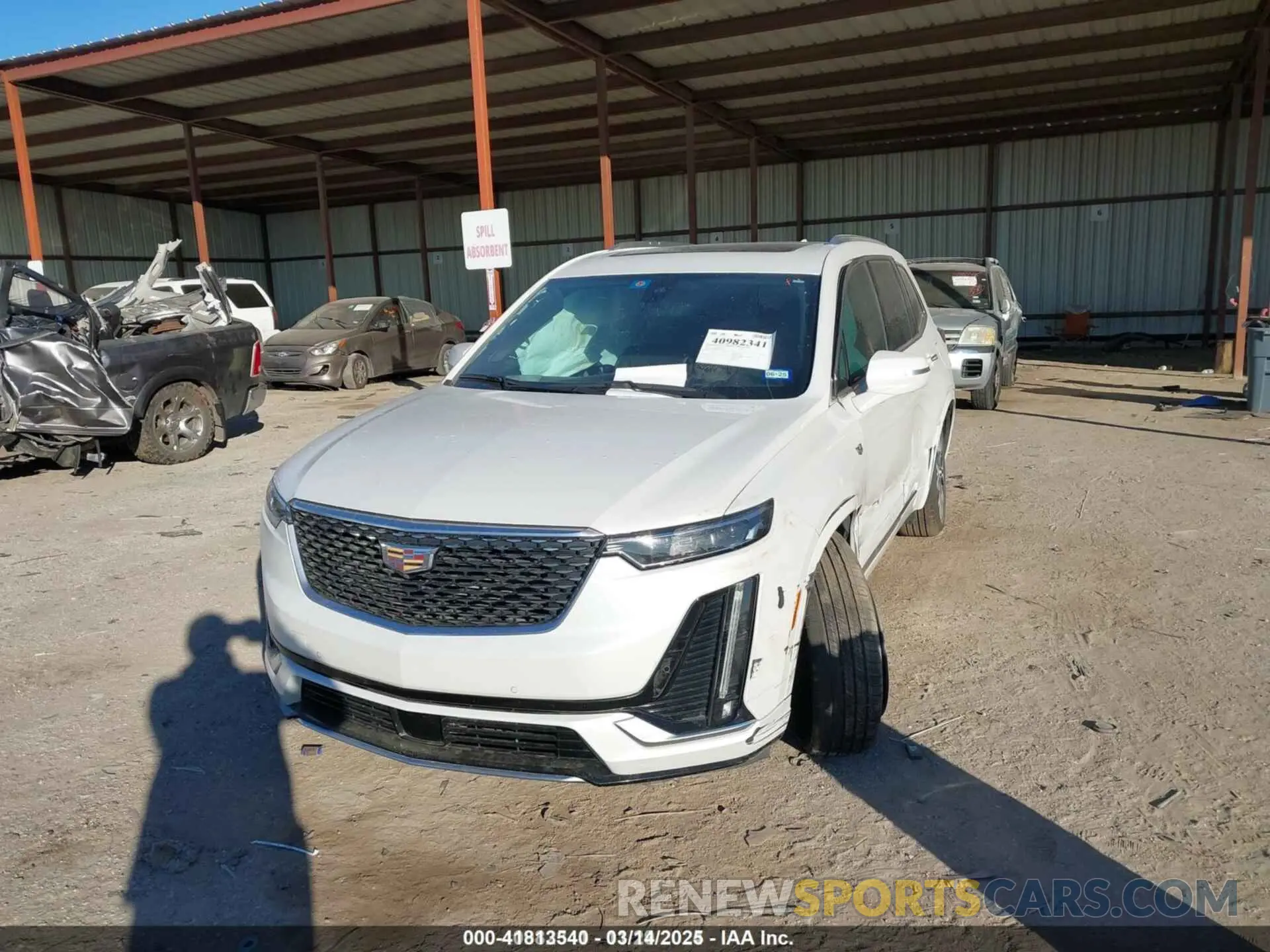 2 Фотография поврежденного автомобиля 1GYKPFRS1MZ145104 CADILLAC XT6 2021
