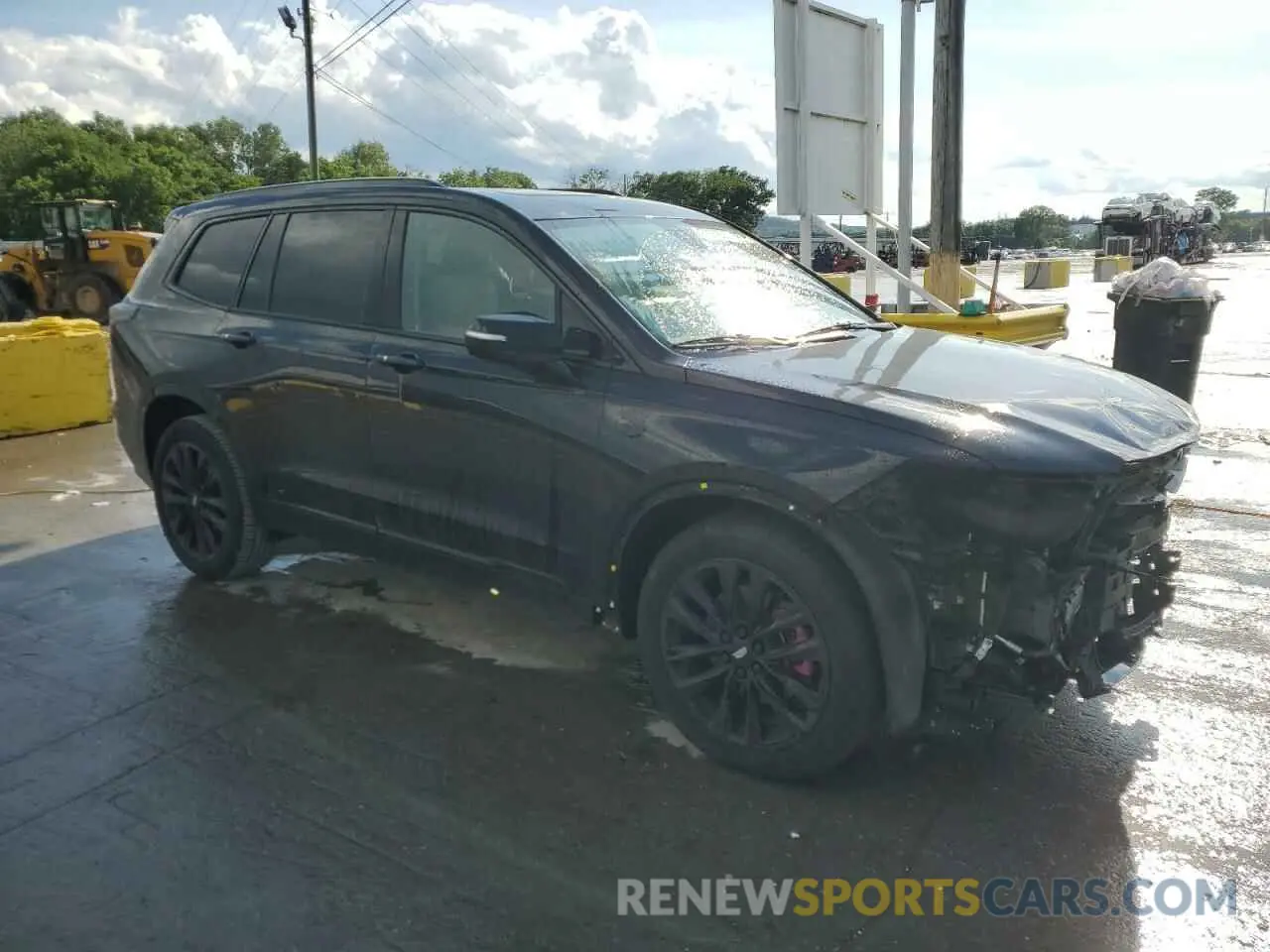 4 Photograph of a damaged car 1GYKPHRS3MZ180321 CADILLAC XT6 2021