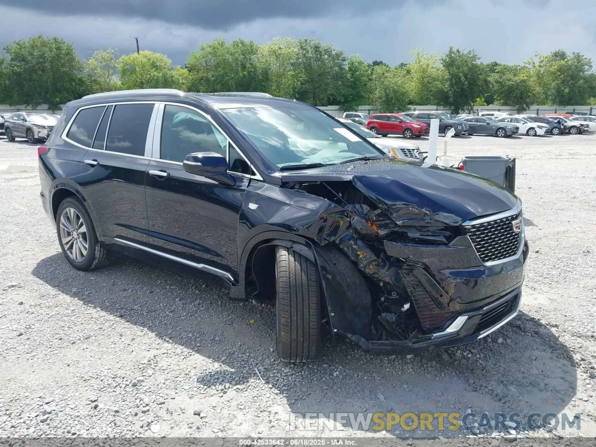1 Photograph of a damaged car 1GYKPCRS4NZ145145 CADILLAC XT6 2022