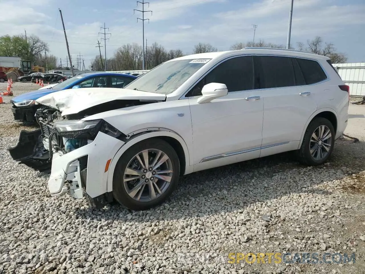 1 Фотография поврежденного автомобиля 1GYKPDRS0NZ117512 CADILLAC XT6 2022