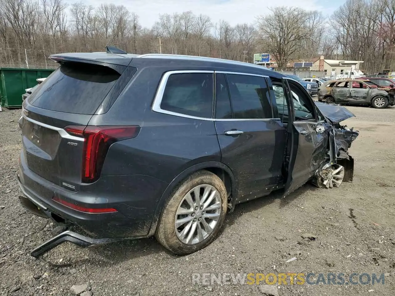 3 Фотография поврежденного автомобиля 1GYKPDRS9NZ120814 CADILLAC XT6 2022