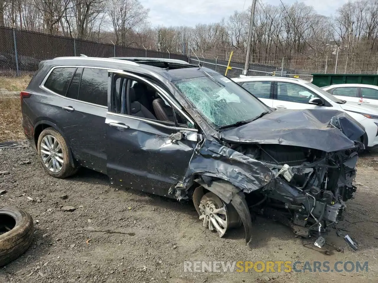 4 Фотография поврежденного автомобиля 1GYKPDRS9NZ120814 CADILLAC XT6 2022