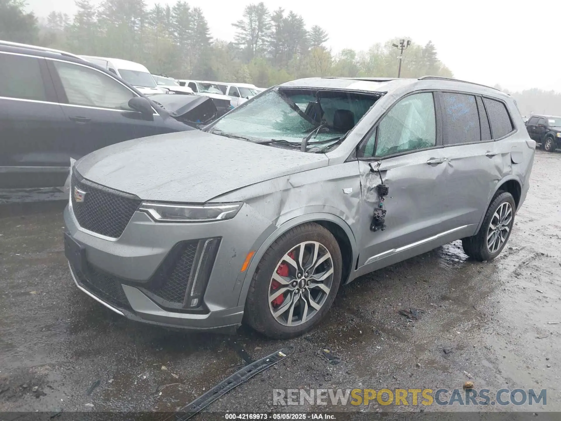 2 Фотография поврежденного автомобиля 1GYKPHRS2PZ179987 CADILLAC XT6 2023