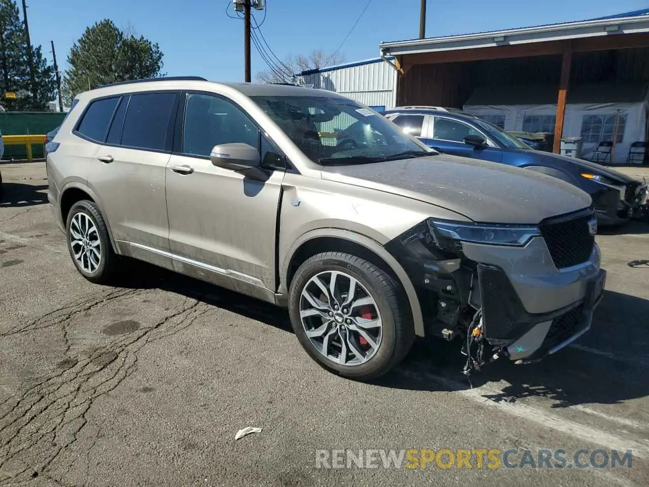 4 Фотография поврежденного автомобиля 1GYKPHRSXPZ181132 CADILLAC XT6 2023