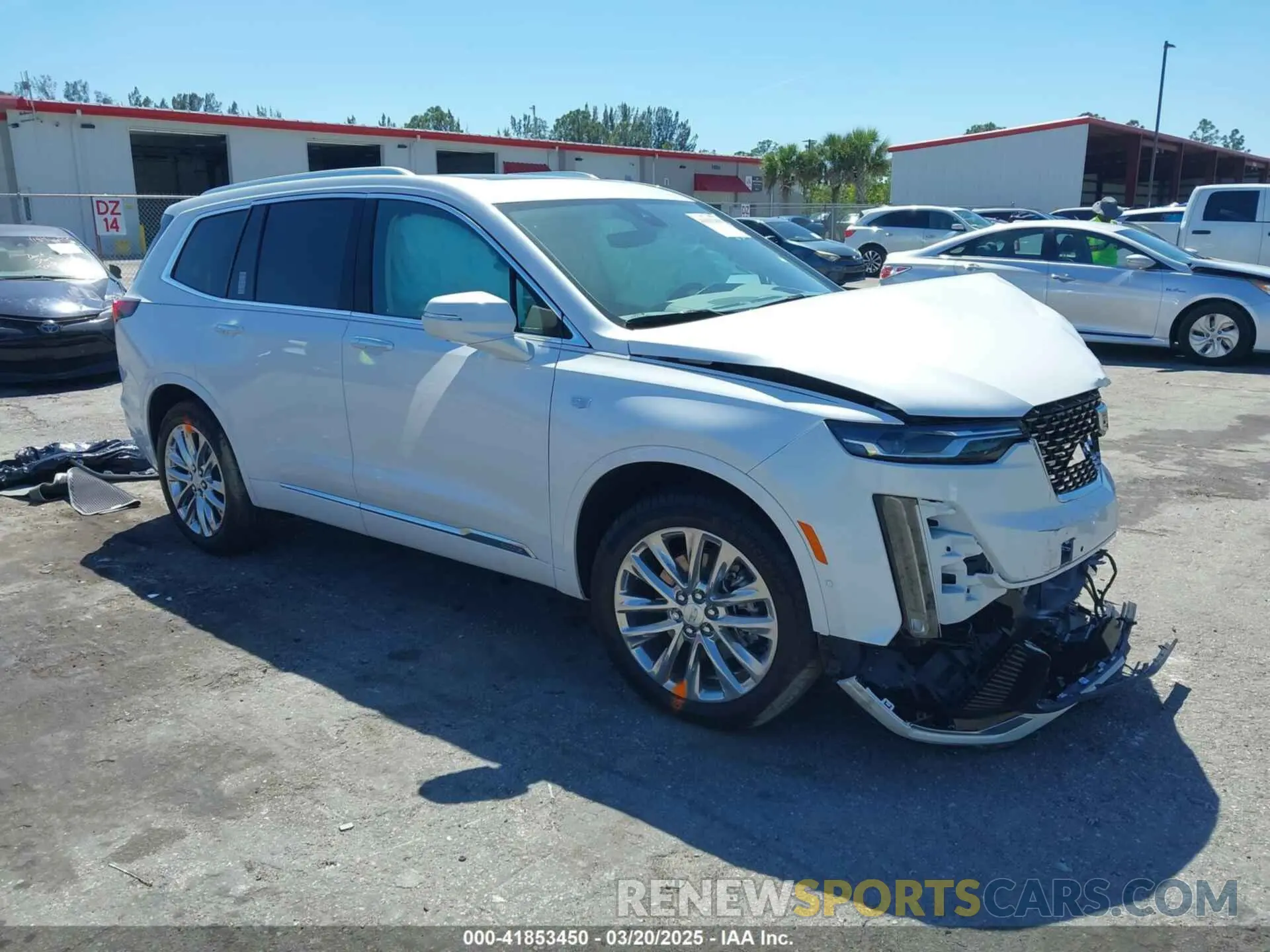 1 Photograph of a damaged car 1GYKPCRS0RZ700856 CADILLAC XT6 2024