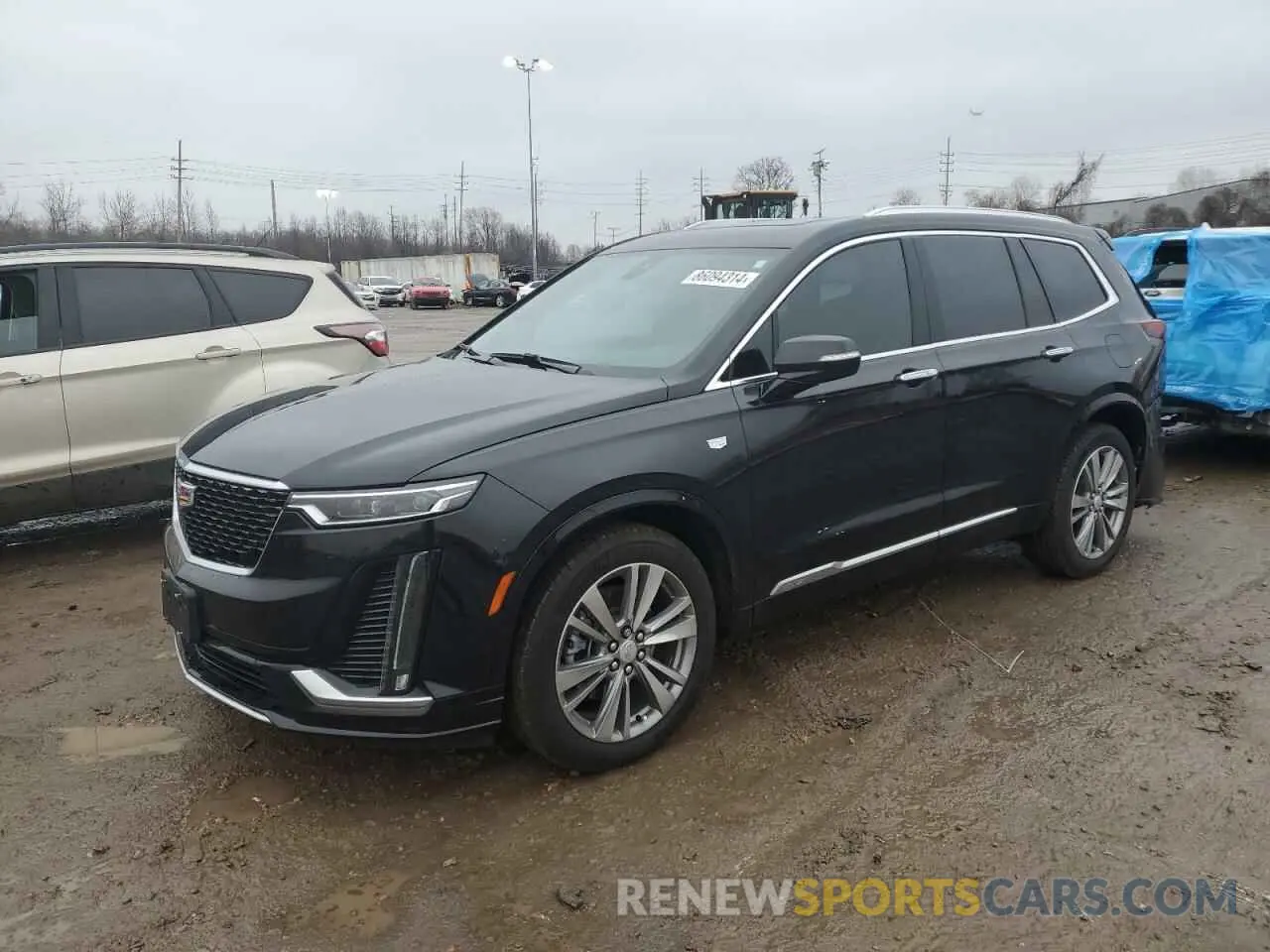 1 Photograph of a damaged car 1GYKPDRS3RZ736434 CADILLAC XT6 2024
