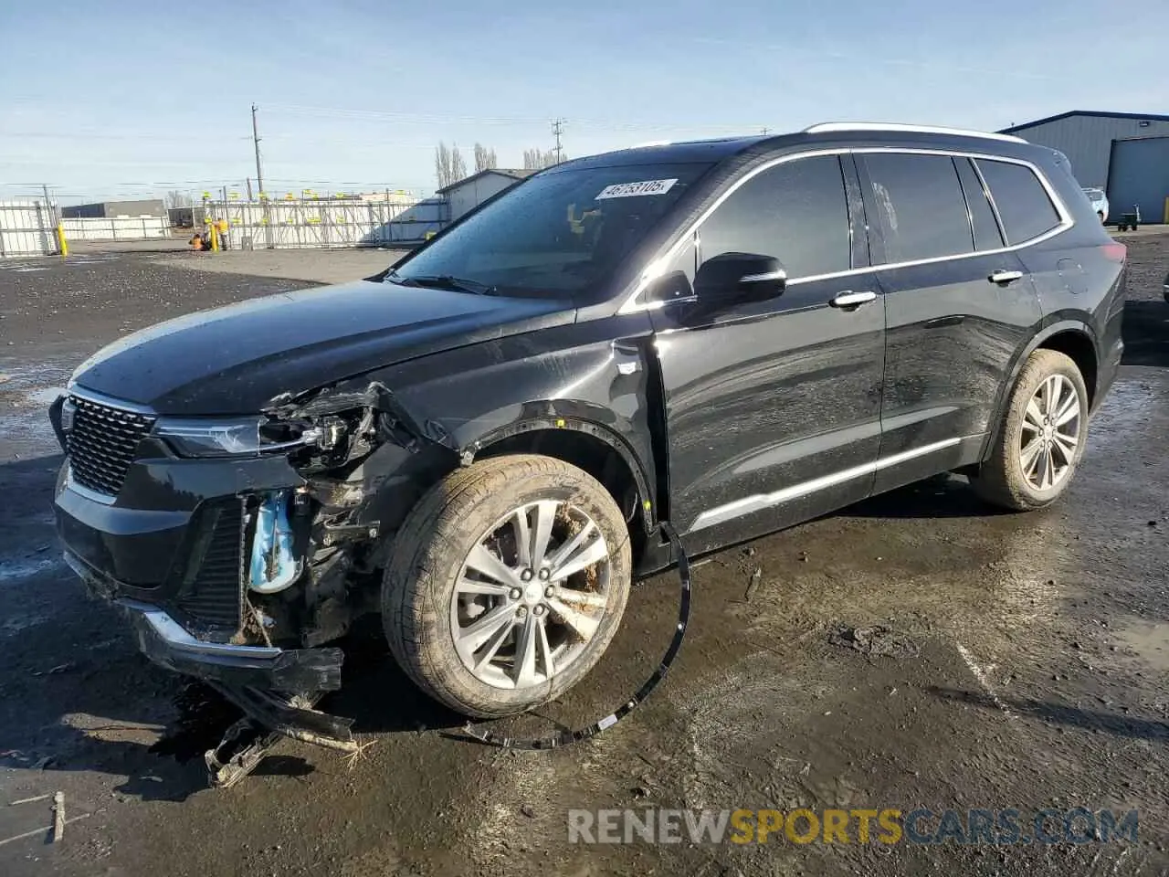 1 Photograph of a damaged car 1GYKPDRS4RZ709047 CADILLAC XT6 2024