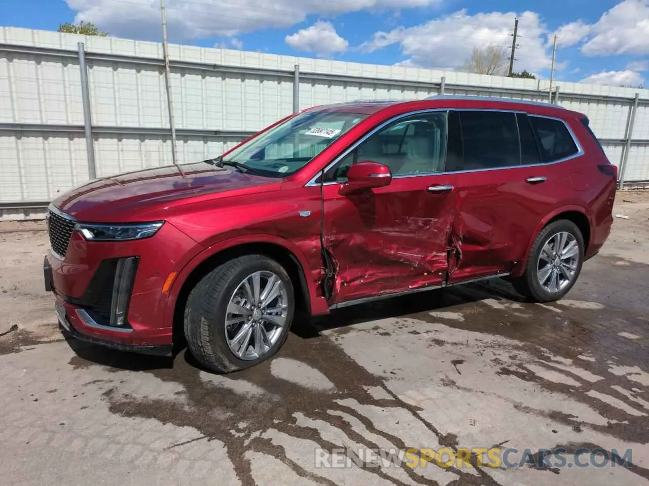 1 Photograph of a damaged car 1GYKPDRSXRZ711949 CADILLAC XT6 2024
