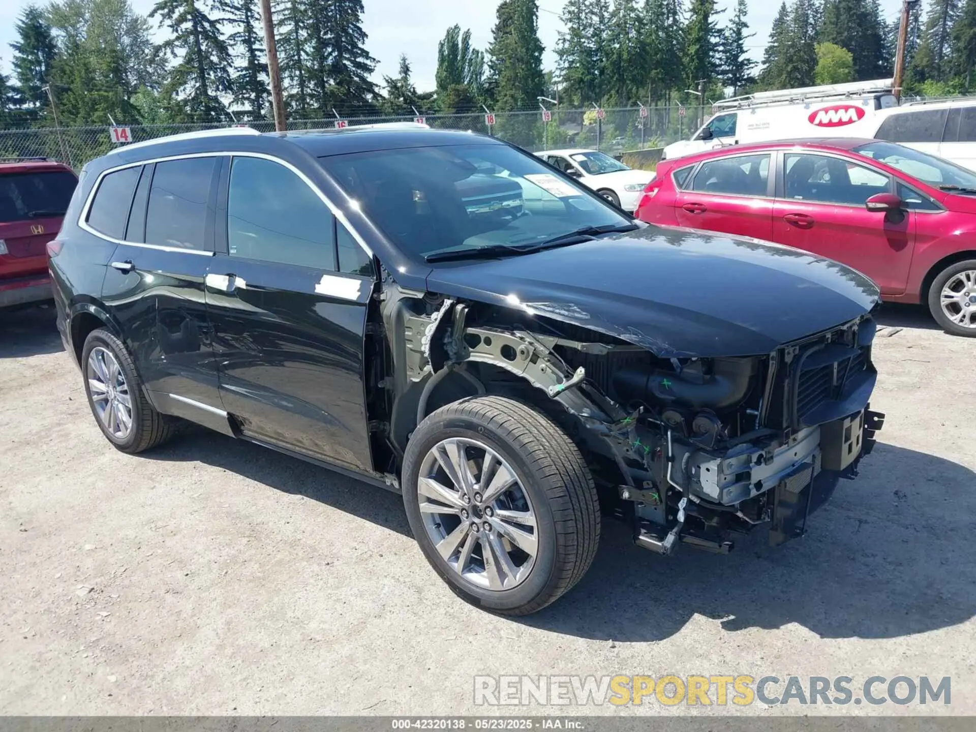 1 Photograph of a damaged car 1GYKPDRSXRZ721817 CADILLAC XT6 2024
