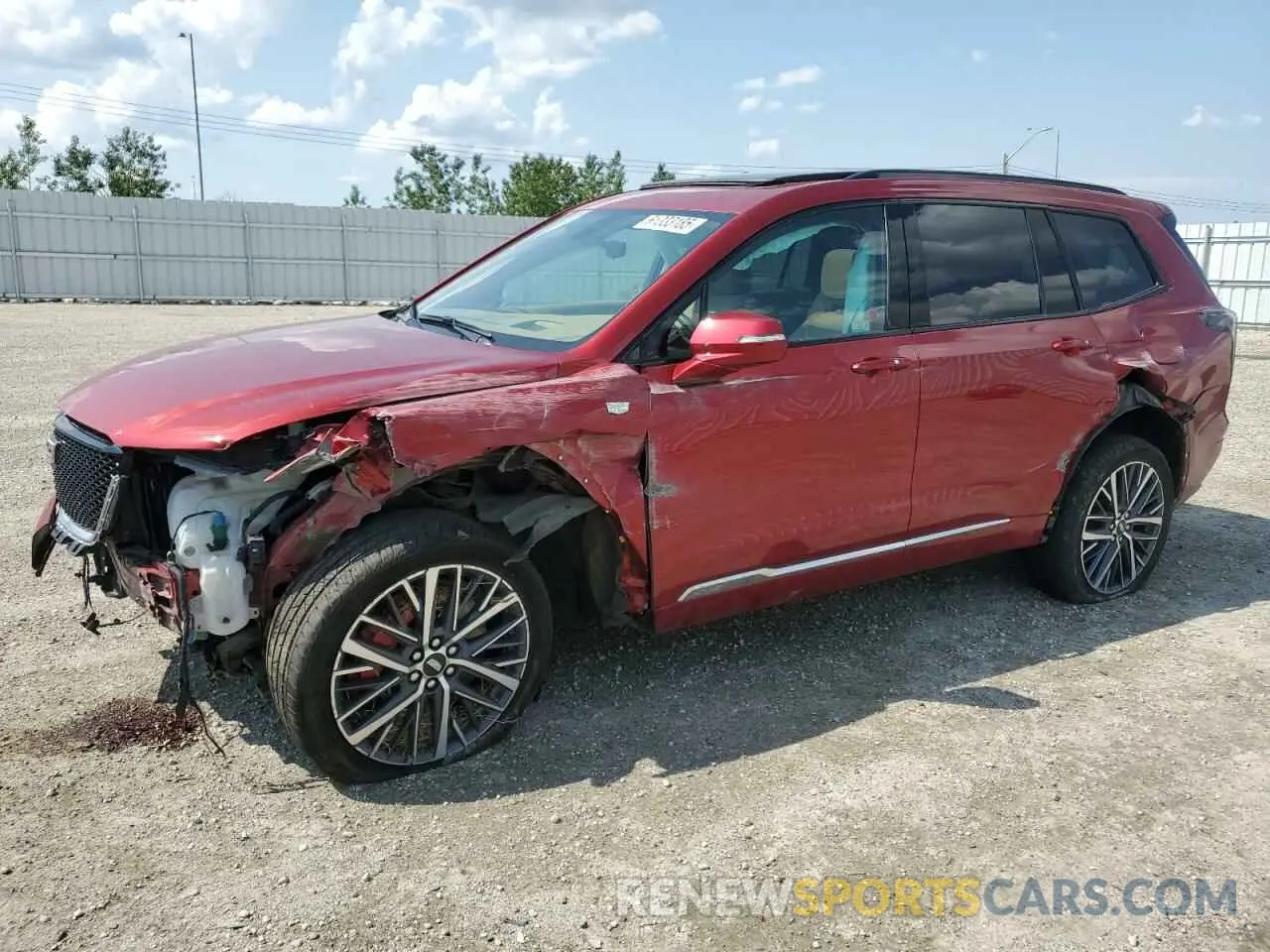 1 Фотография поврежденного автомобиля 1GYKPHRS0RZ724524 CADILLAC XT6 2024