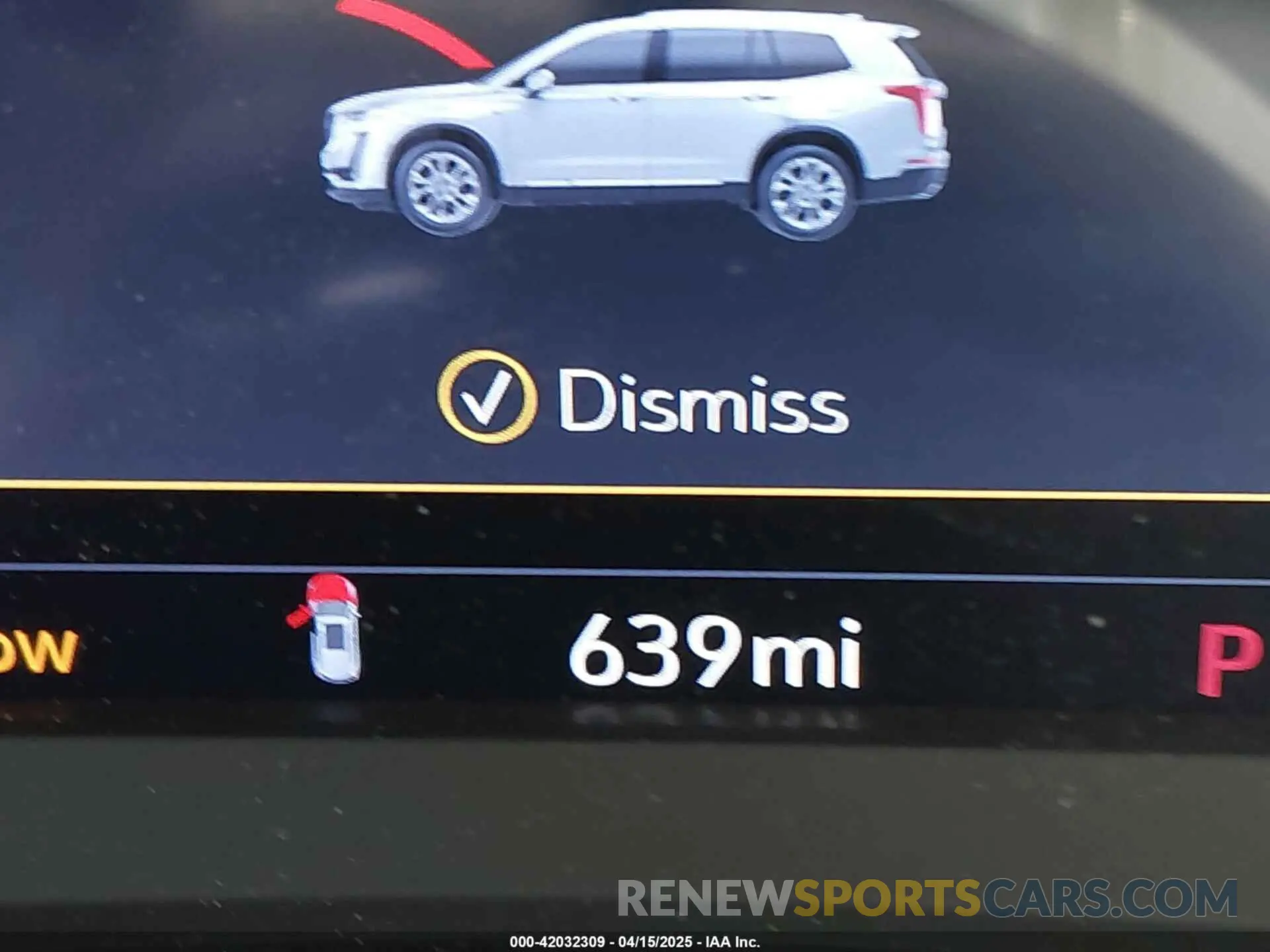 7 Photograph of a damaged car 1GYKPCRS4SZ129832 CADILLAC XT6 2025