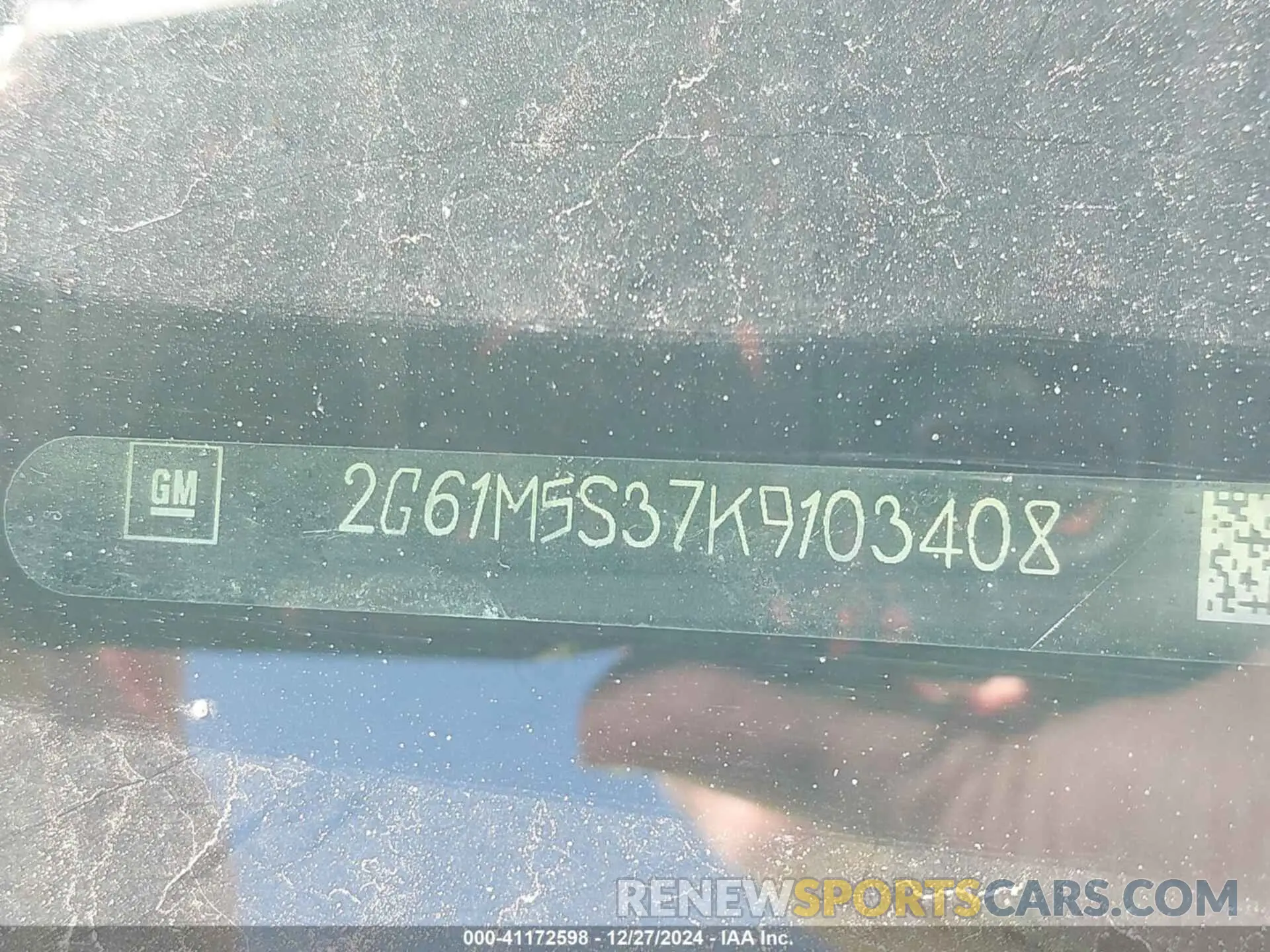 9 Фотография поврежденного автомобиля 2G61M5S37K9103408 CADILLAC XTS 2019