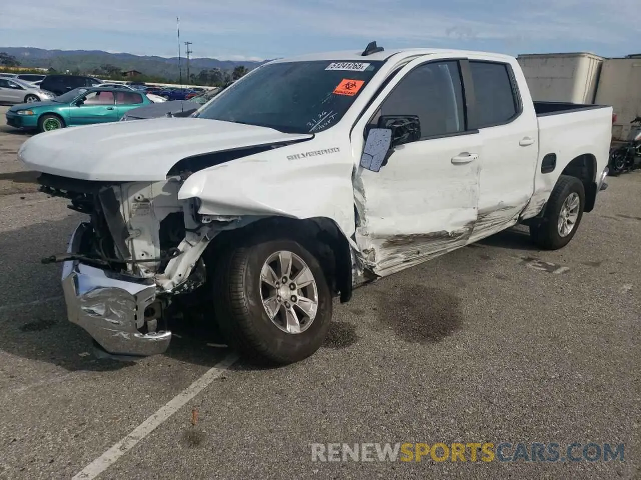 1 Photograph of a damaged car 1GCPWCED6KZ115274 CHEVROLET ALL Models 2019