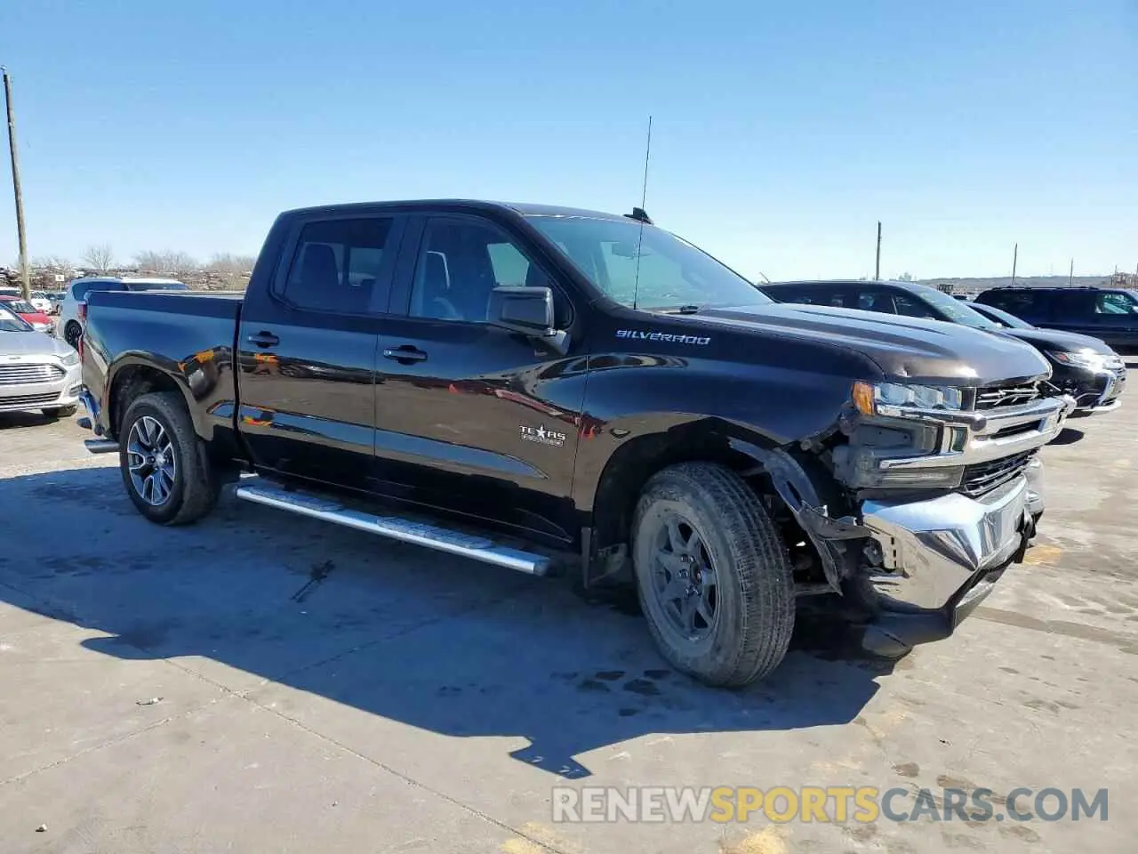 4 Photograph of a damaged car 1GCPWCEDXKZ342421 CHEVROLET ALL Models 2019
