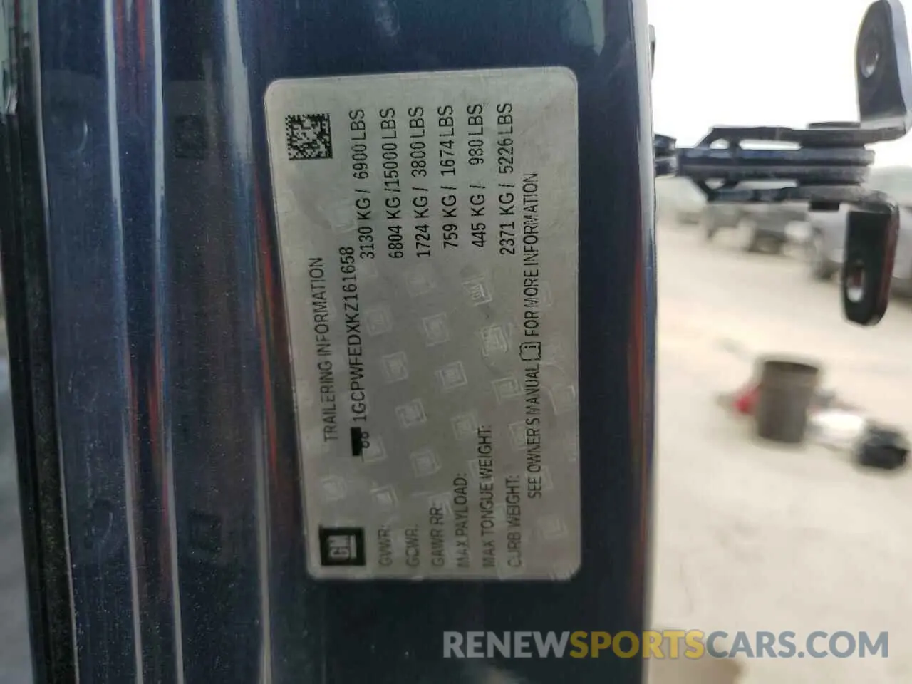 12 Фотография поврежденного автомобиля 1GCPWFEDXKZ161658 CHEVROLET ALL Models 2019