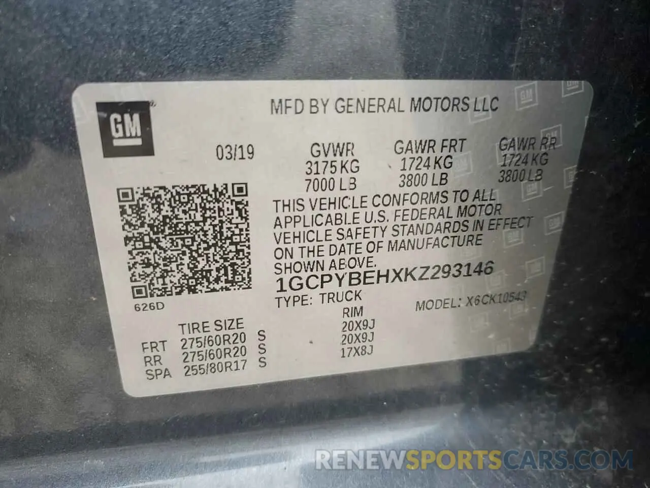 14 Фотография поврежденного автомобиля 1GCPYBEHXKZ293146 CHEVROLET ALL Models 2019