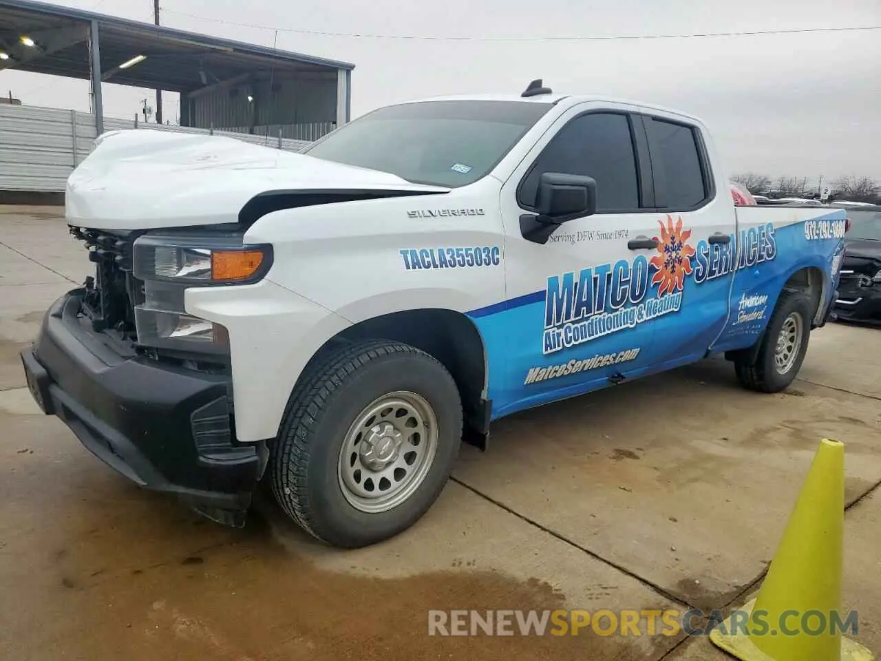 1 Photograph of a damaged car 1GCRWAEH5KZ398833 CHEVROLET ALL Models 2019