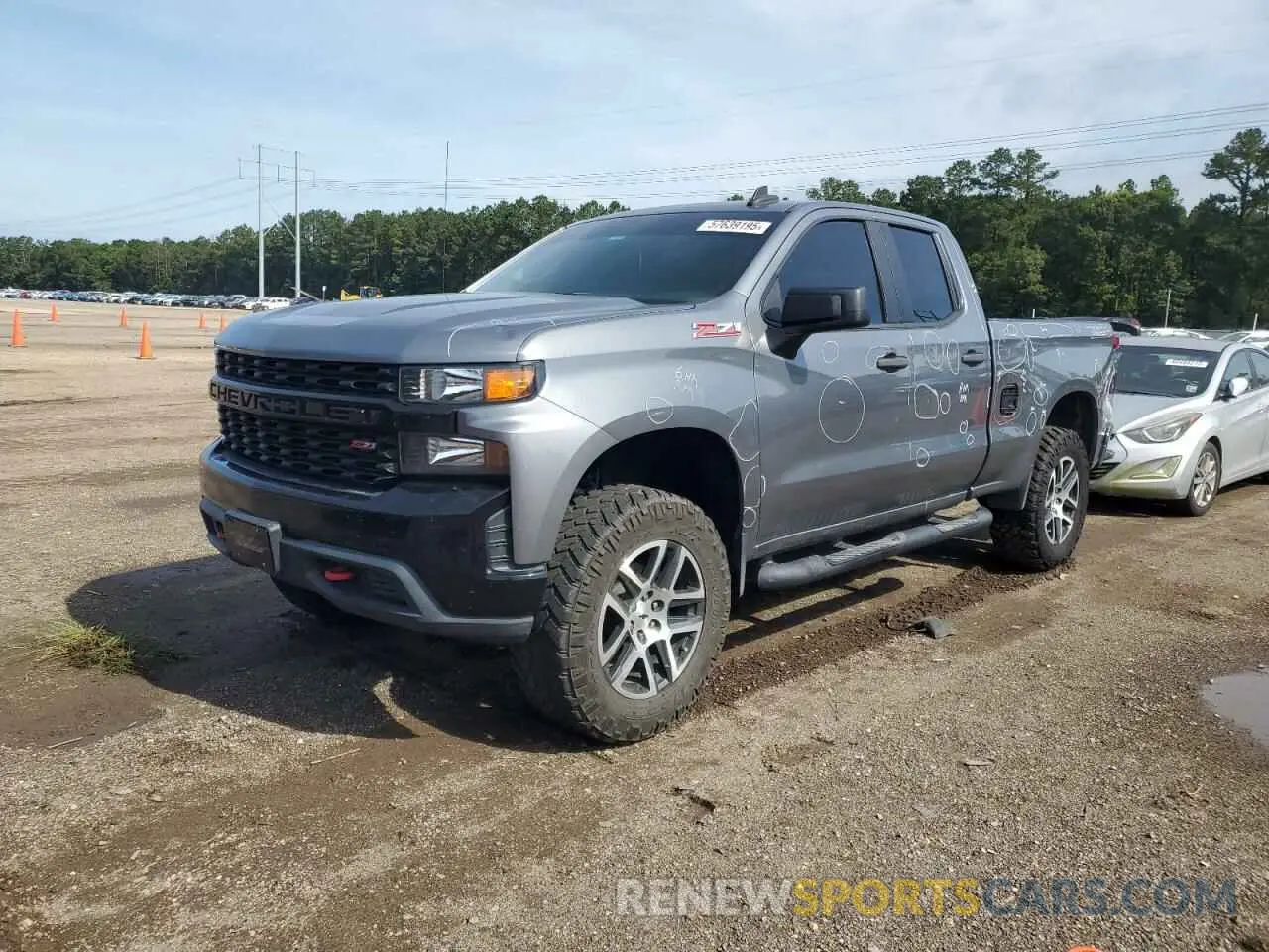 1 Photograph of a damaged car 1GCRYCEHXKZ307934 CHEVROLET ALL Models 2019